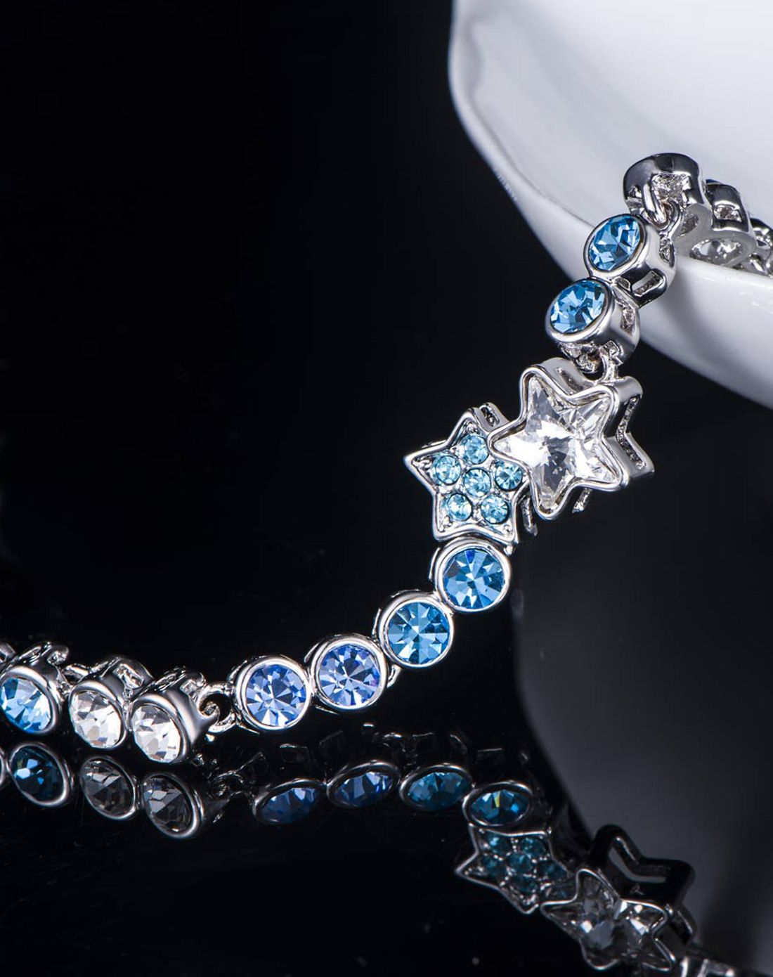 施华洛世奇元素水晶手链--星座(海蓝)