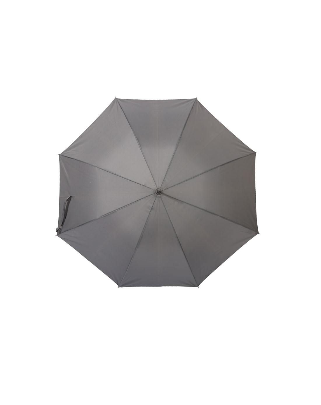 > may brunch 男士灰色纯色自动长柄雨伞