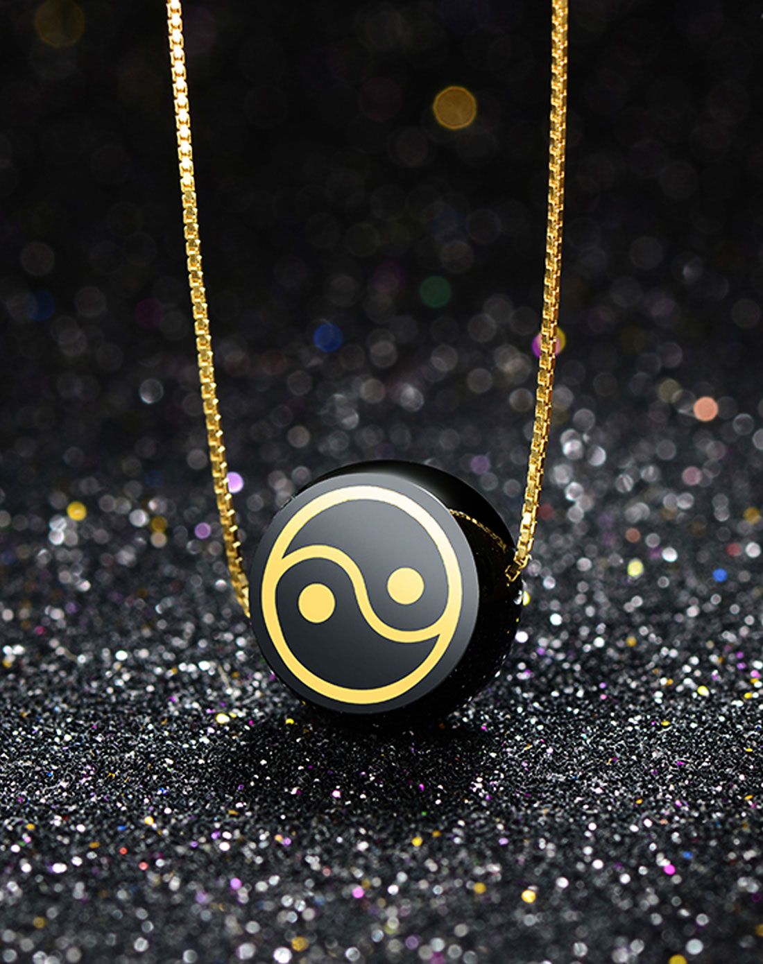 金镶玉和田墨玉太极手链