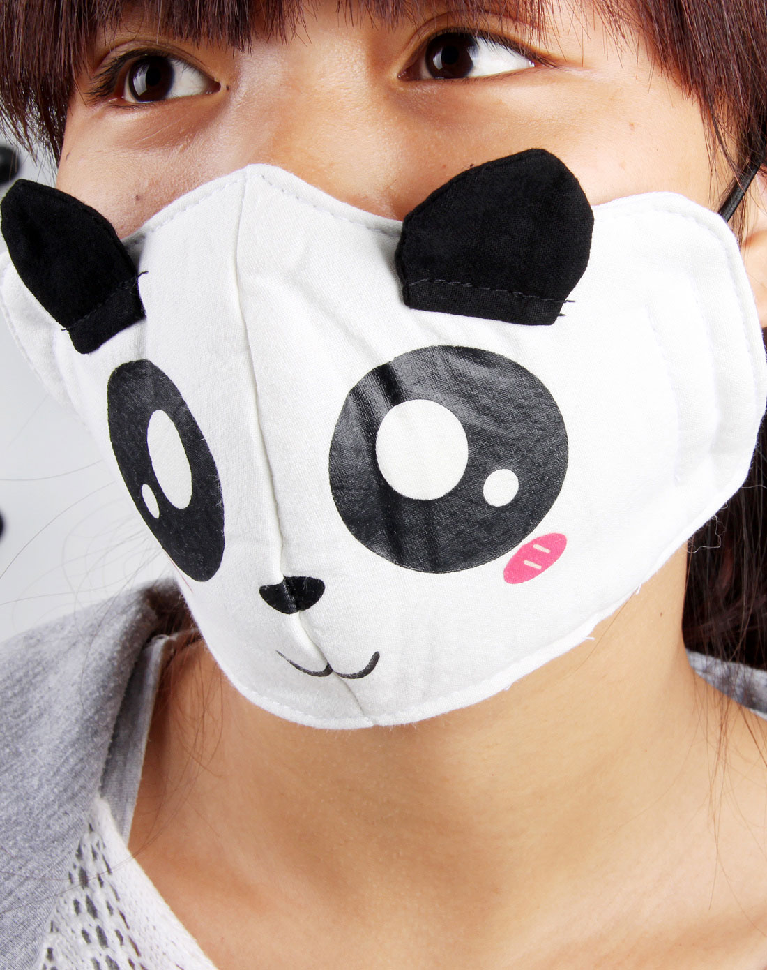可爱熊猫纯棉保暖口罩