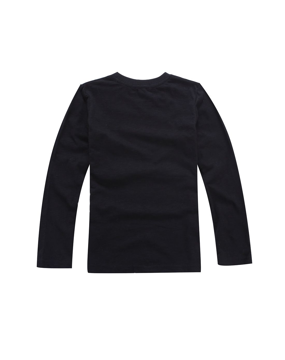 莱迪尚男童黑色长袖t恤