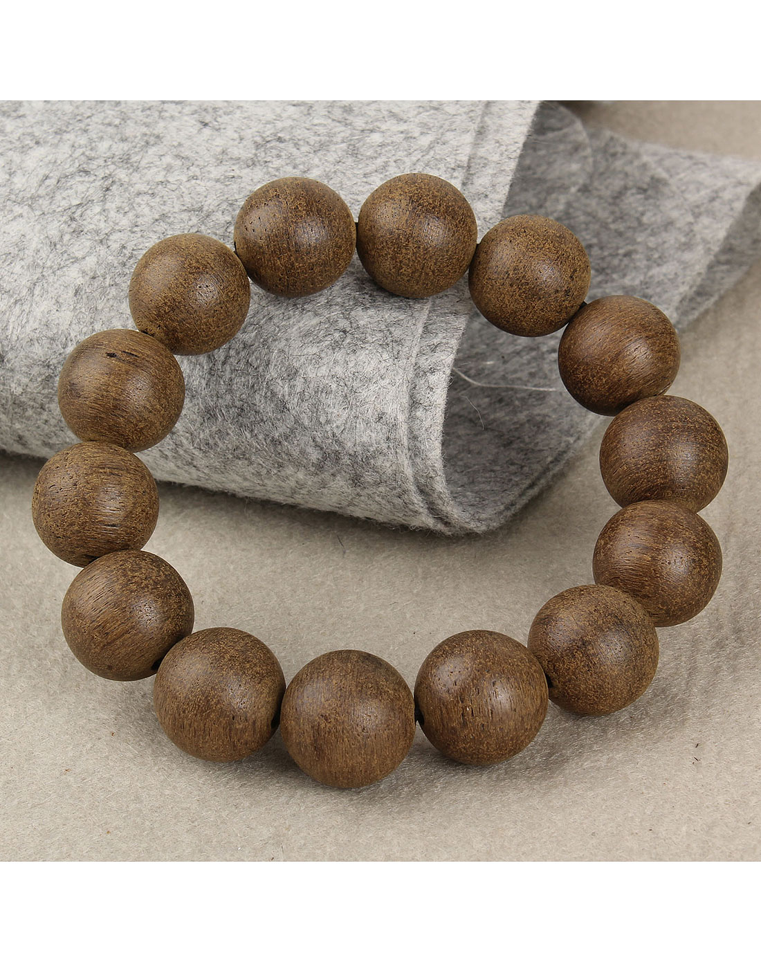 天然沉香桂花香味手链15mm