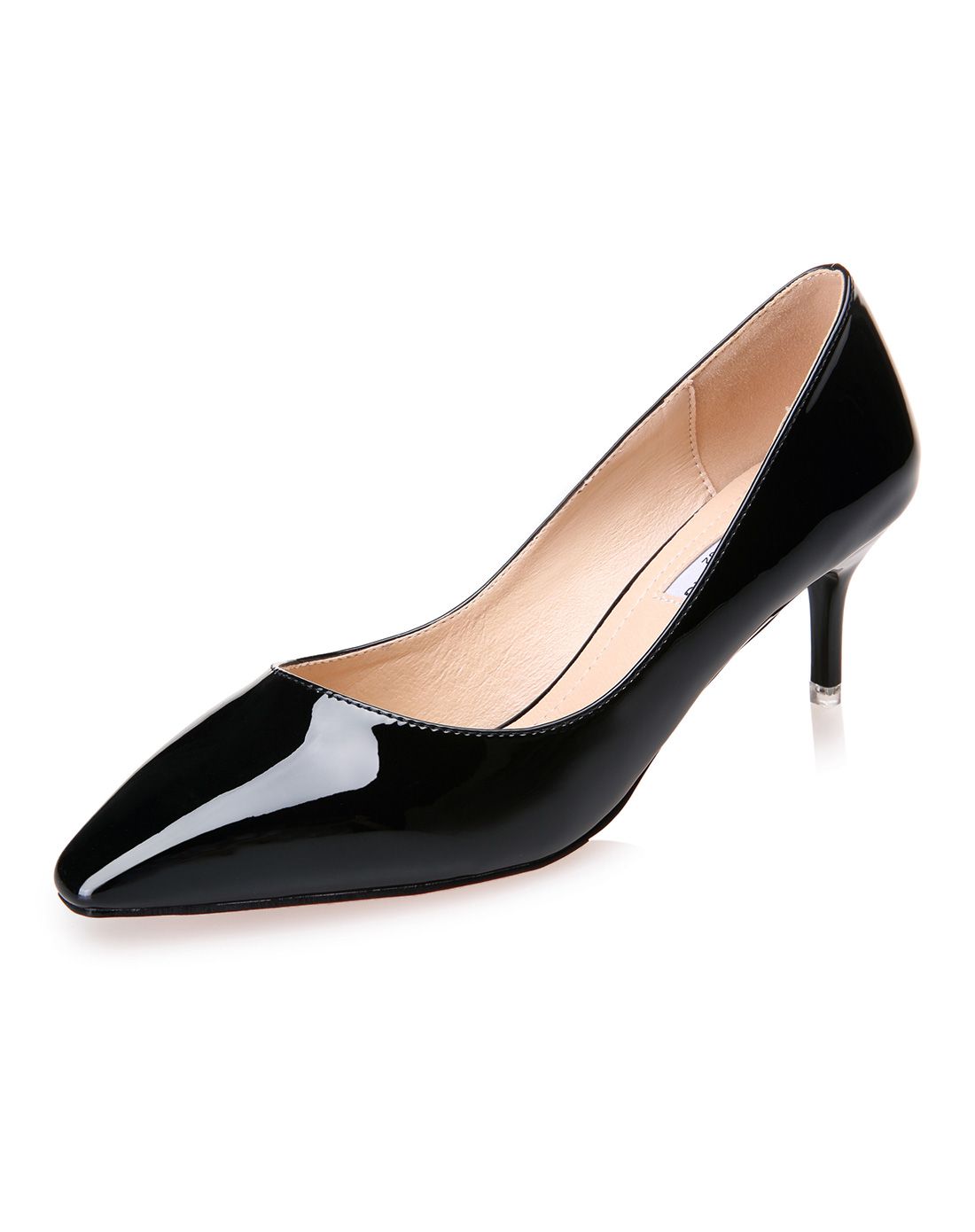 印象风2015秋季新款欧美方头斜口单鞋