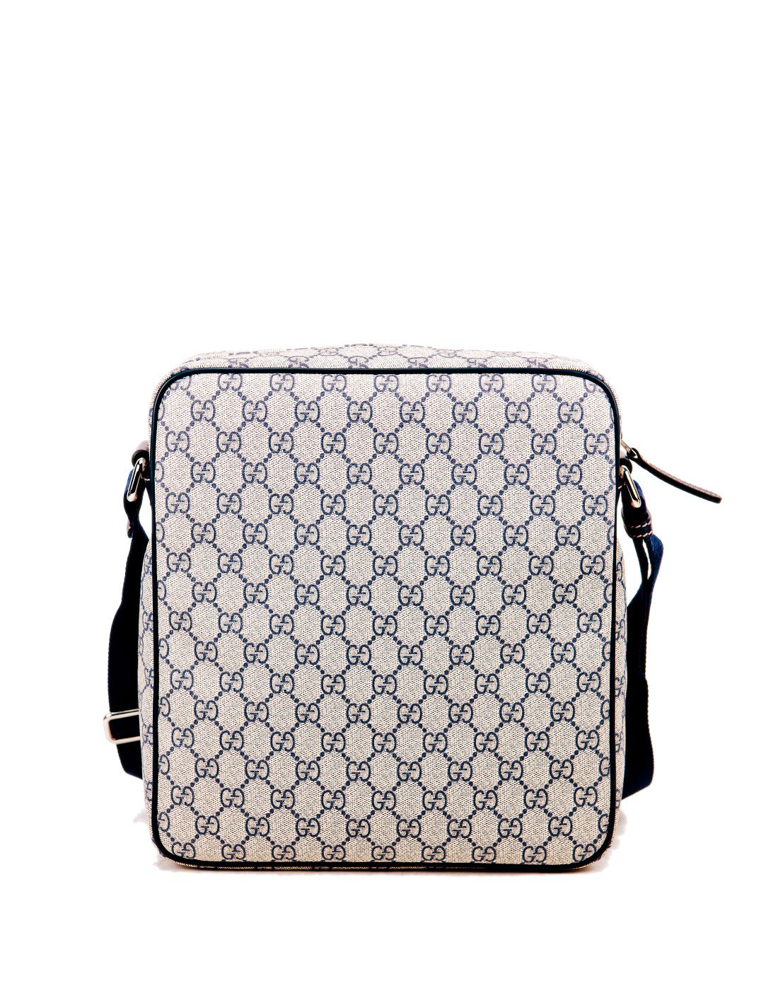 gucci奢华鞋包及配件专场男士双g logo印花单肩斜挎包201448-gdin