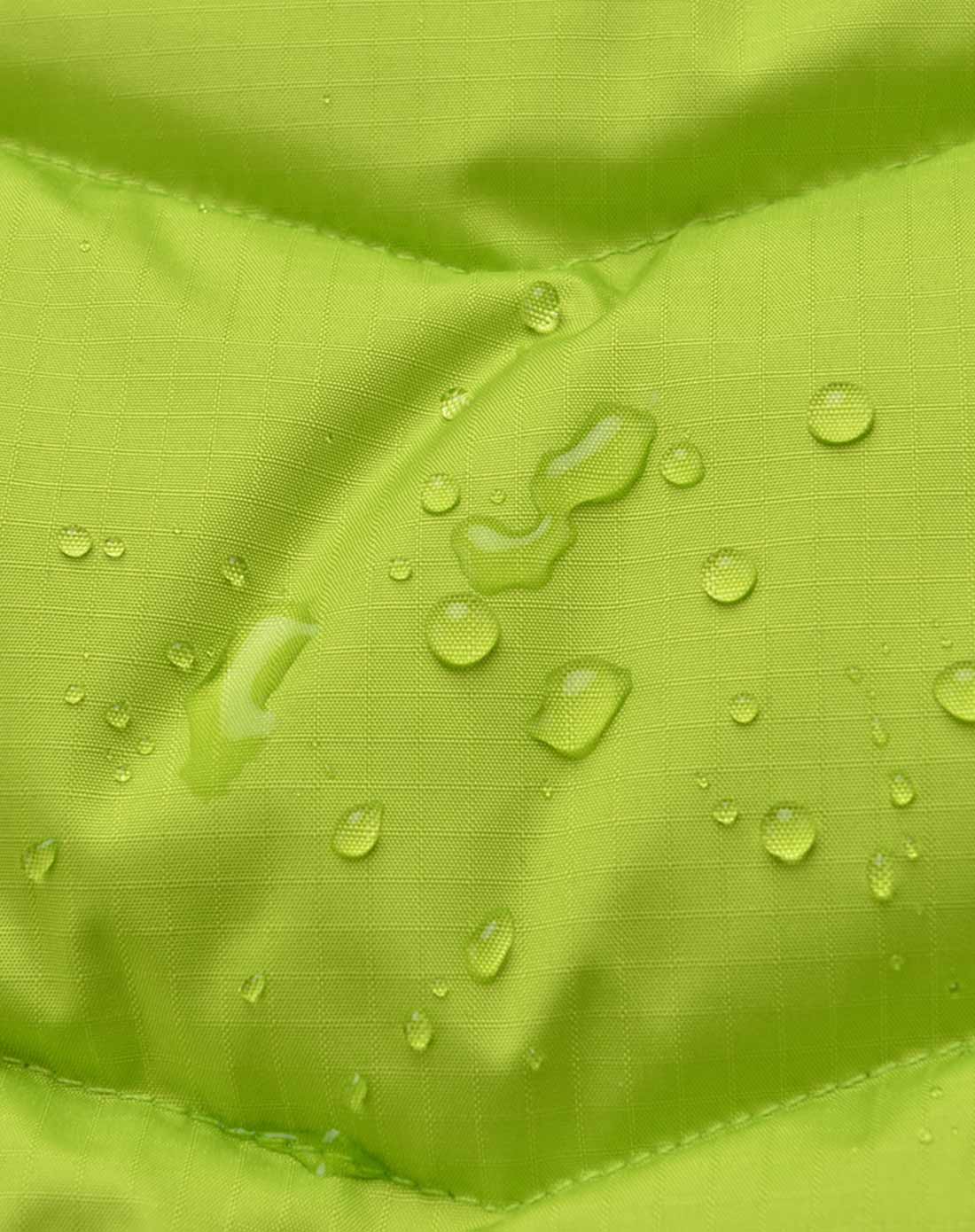 女童酸橙绿保暖羽绒服