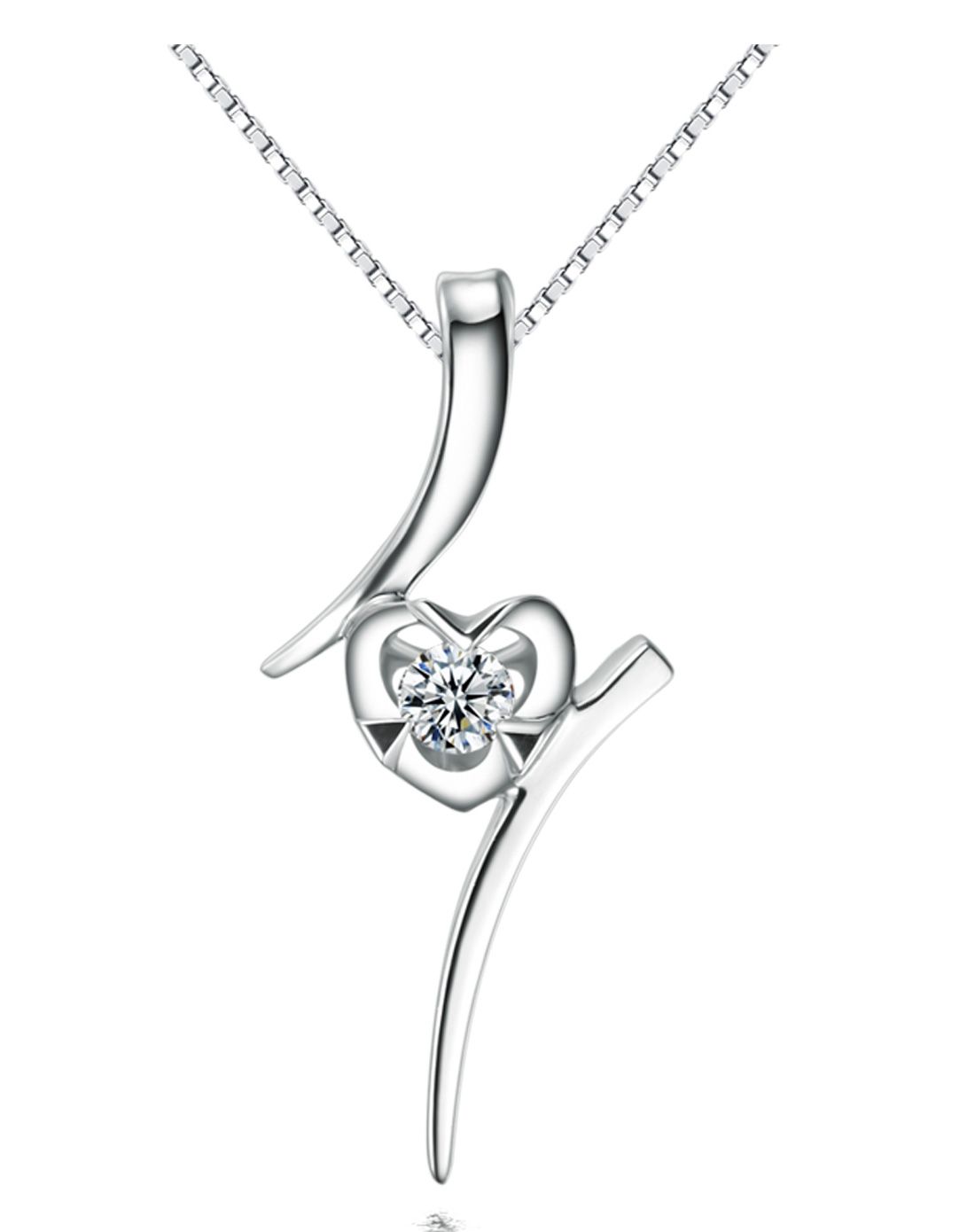 钻宝源珠宝专场18k白金5分钻石吊坠(送银链)sdp20048_唯品会