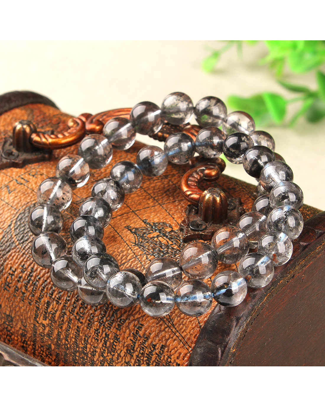 天然蓝幽灵情侣手链01