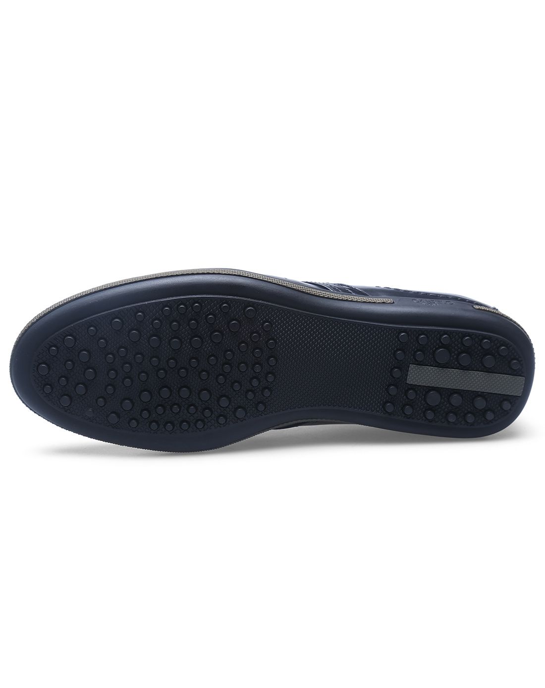 黑色胎牛皮商务休闲单鞋