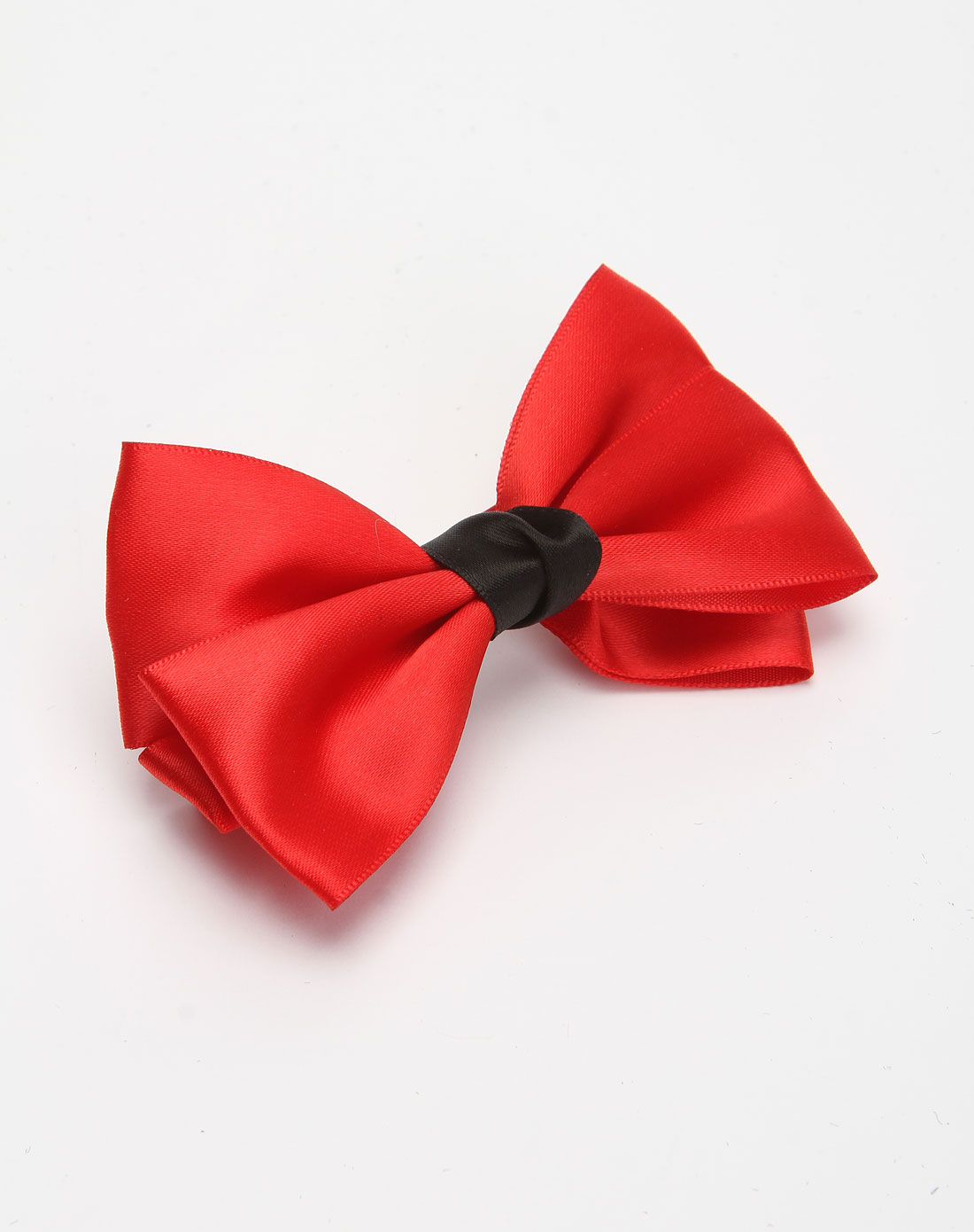 红色缎带时尚发夹