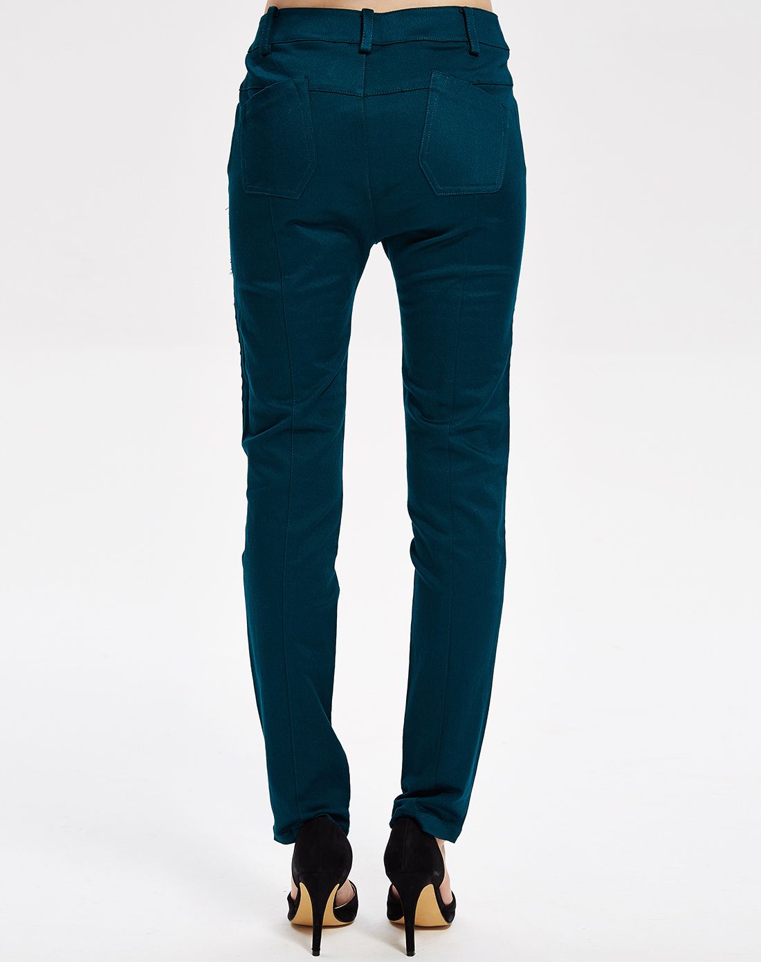 女式墨绿色裤子