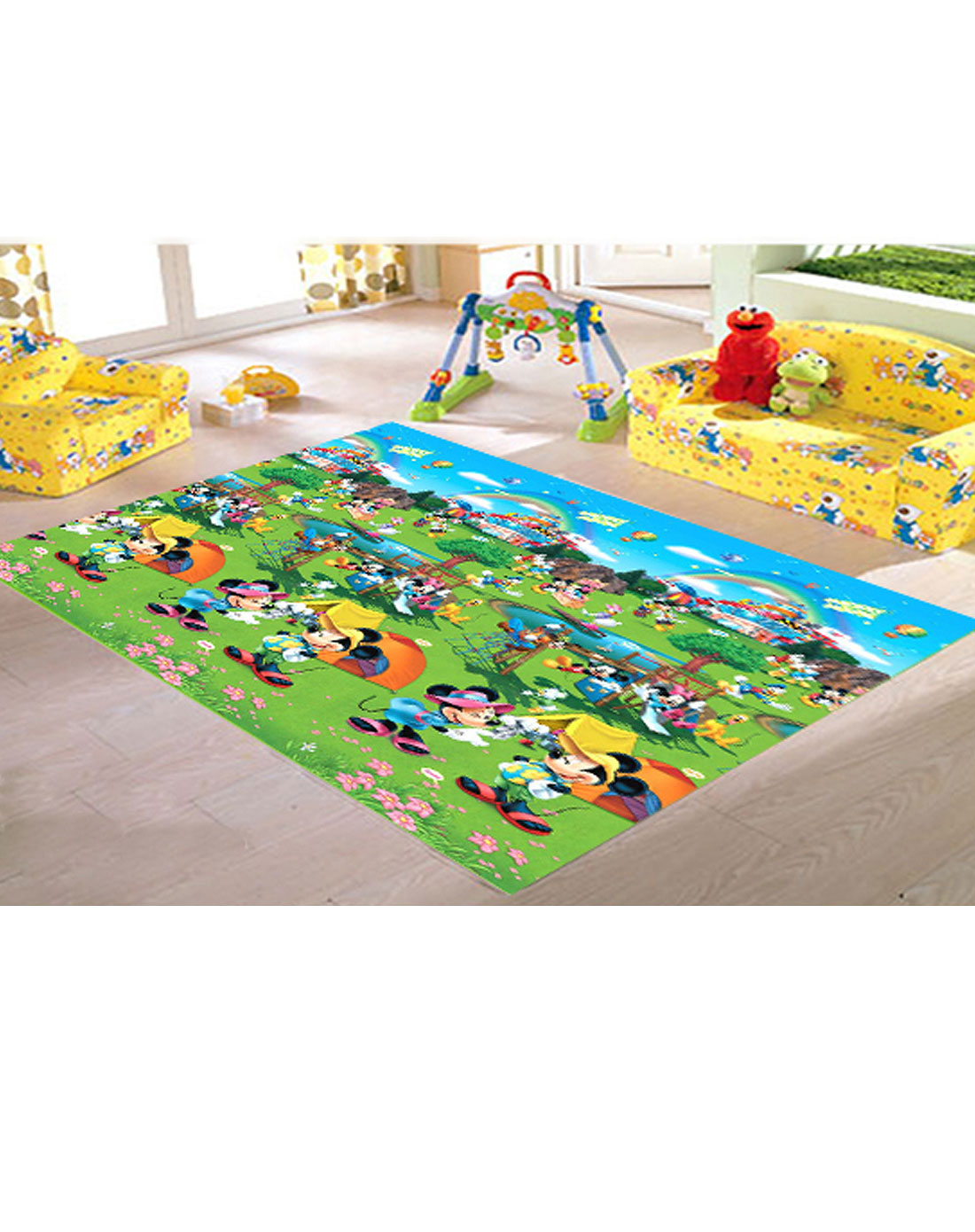 迪士尼disney米奇乐园休闲爬爬垫野餐垫