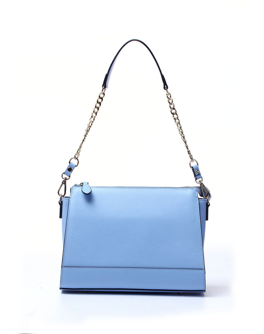 浅蓝色简约时尚单肩斜挎包
