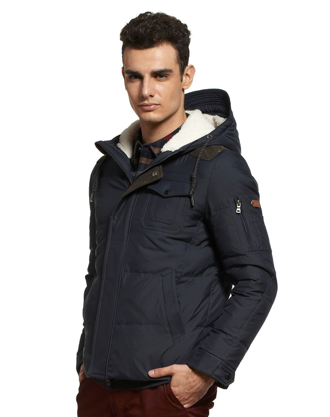 波司登旗下品牌羽绒服男女混合移动端专场波司登男款深蓝色百搭连帽