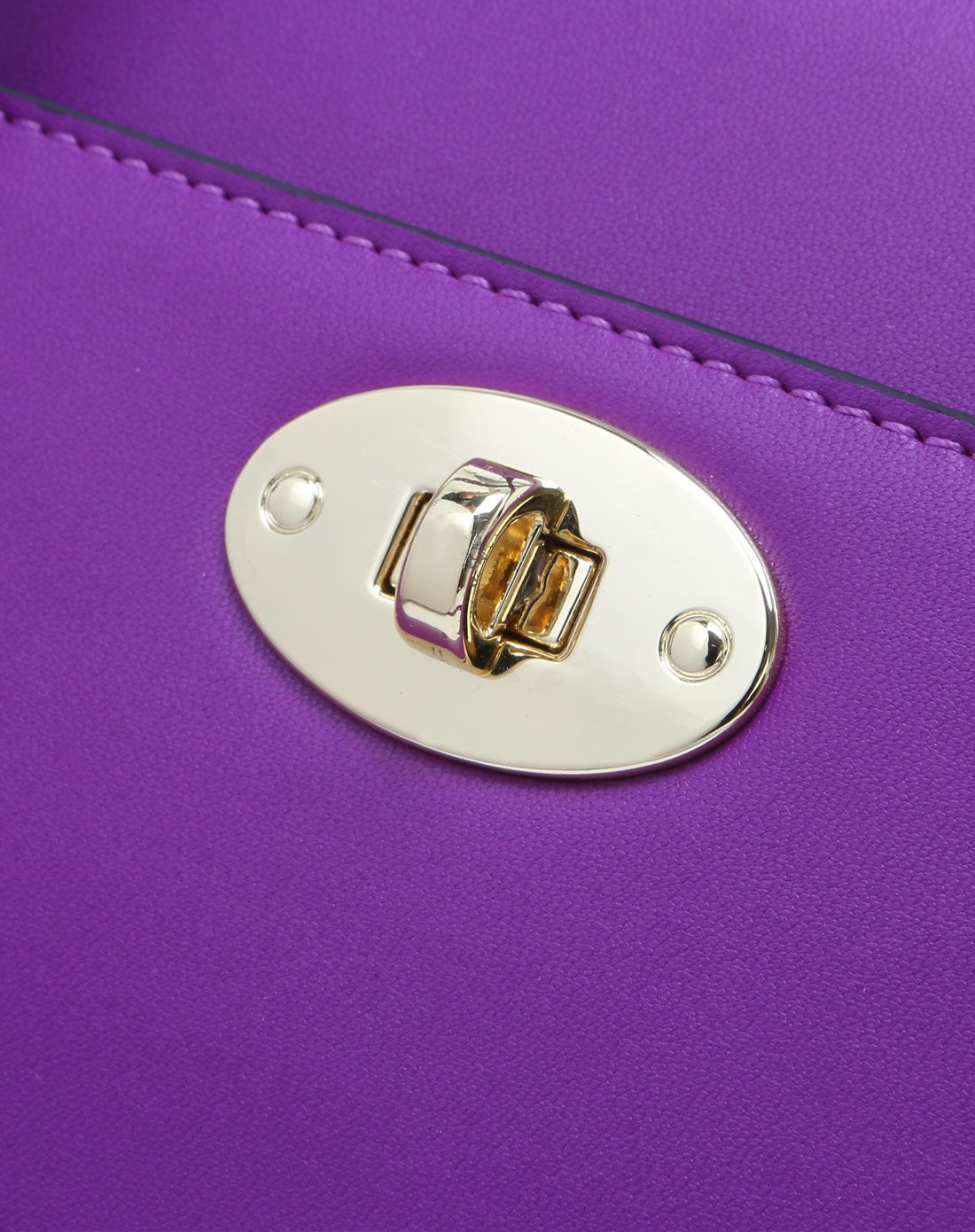 女款贵族紫牛皮优雅时尚手提包