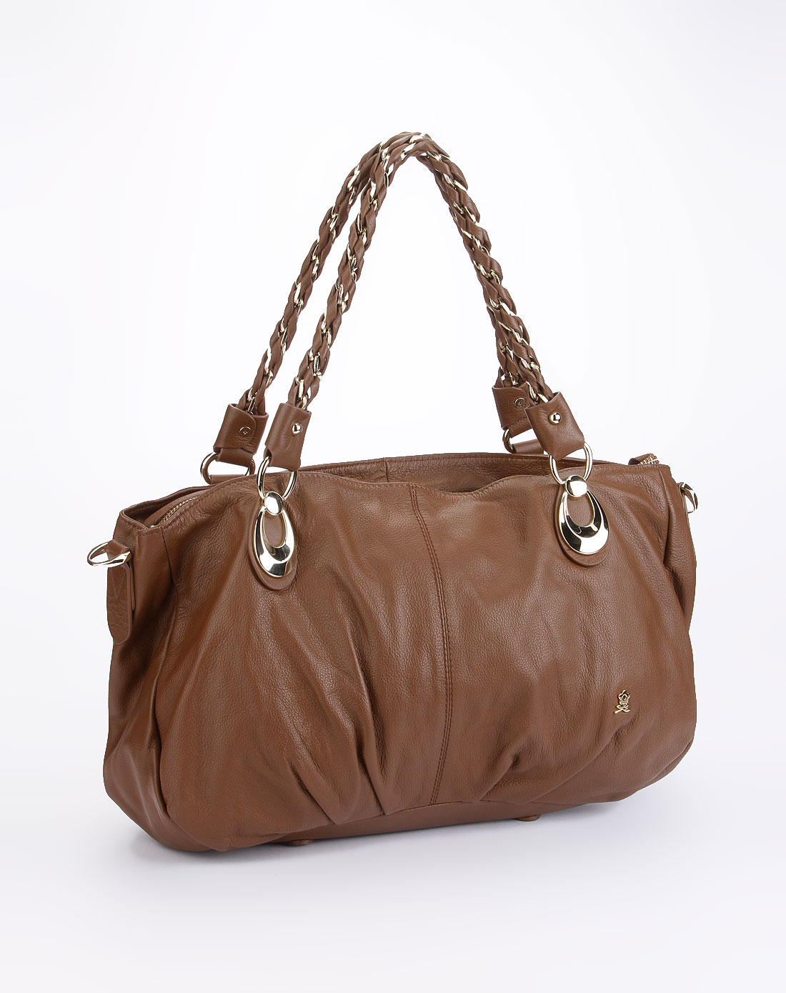 梦特娇montagut女包专场 女款棕色时尚休闲手拎包