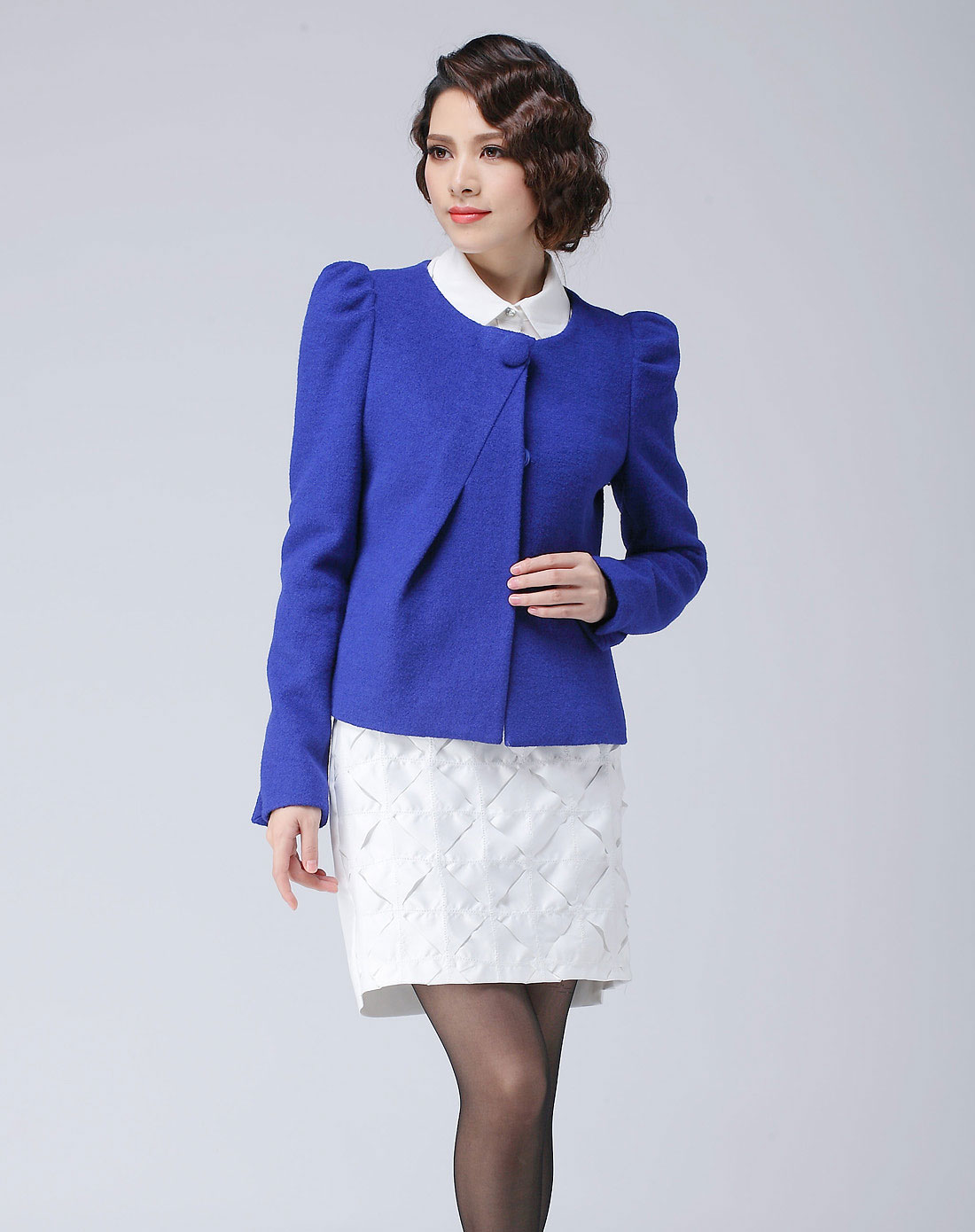 zimmur女装专场-女款蓝色外套