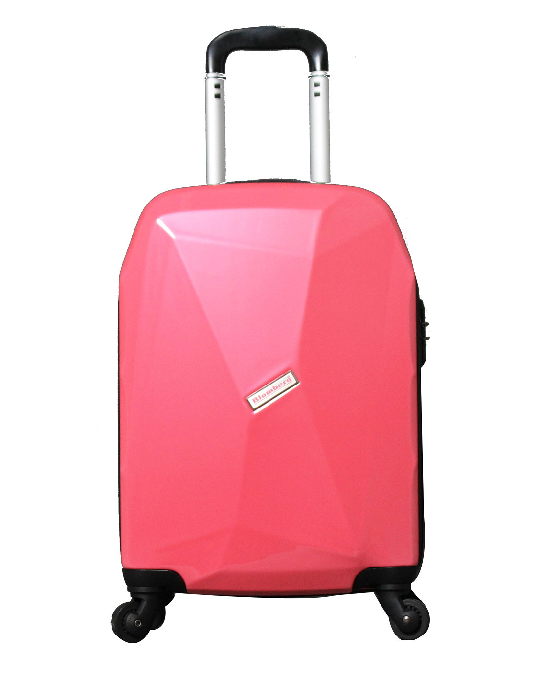 泊客行者blomberg箱包专场-中性粉色20寸钻石纹拉杆箱