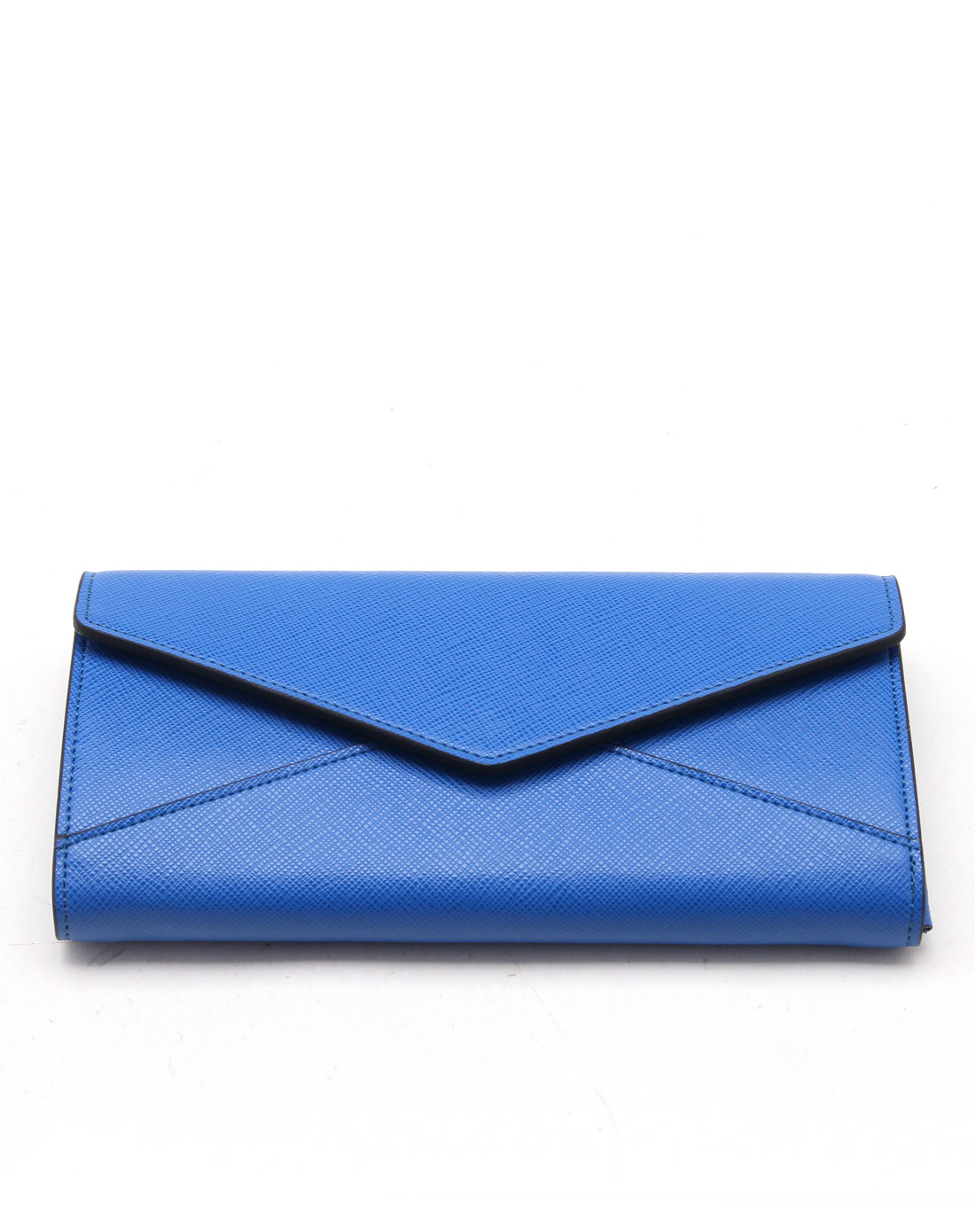 时尚简约蓝色信封钱包