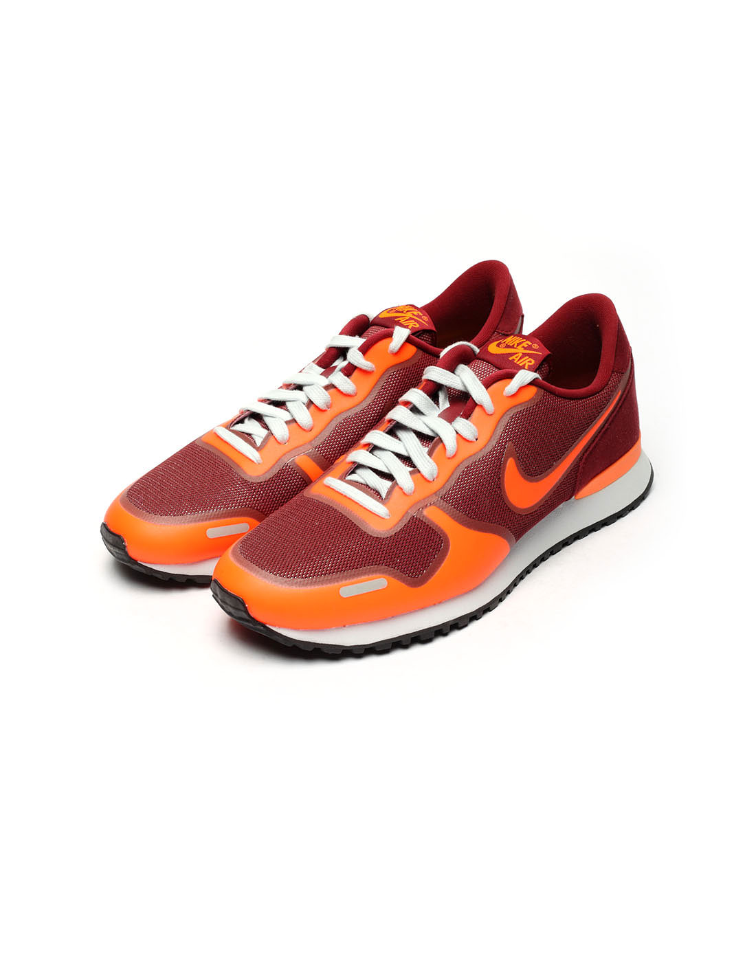 男子跑步系列深红配桔黄色跑步鞋