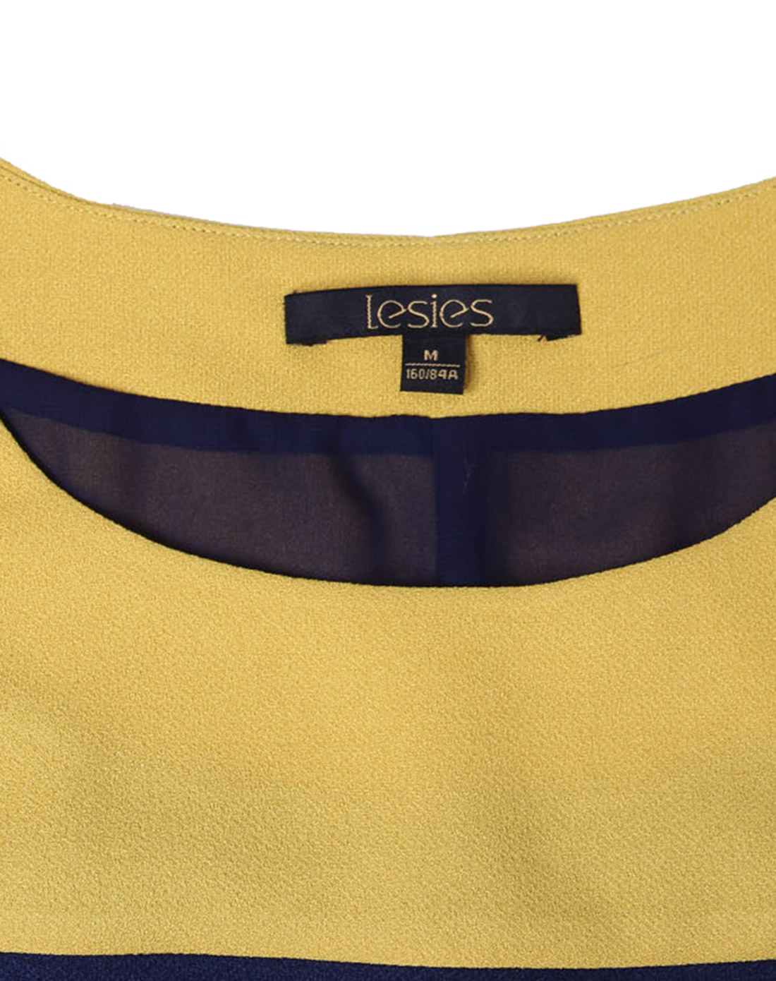 藏青色通勤单件圆领中腰拉链淑女铅笔裙短袖连衣裙ls513513124_唯品会