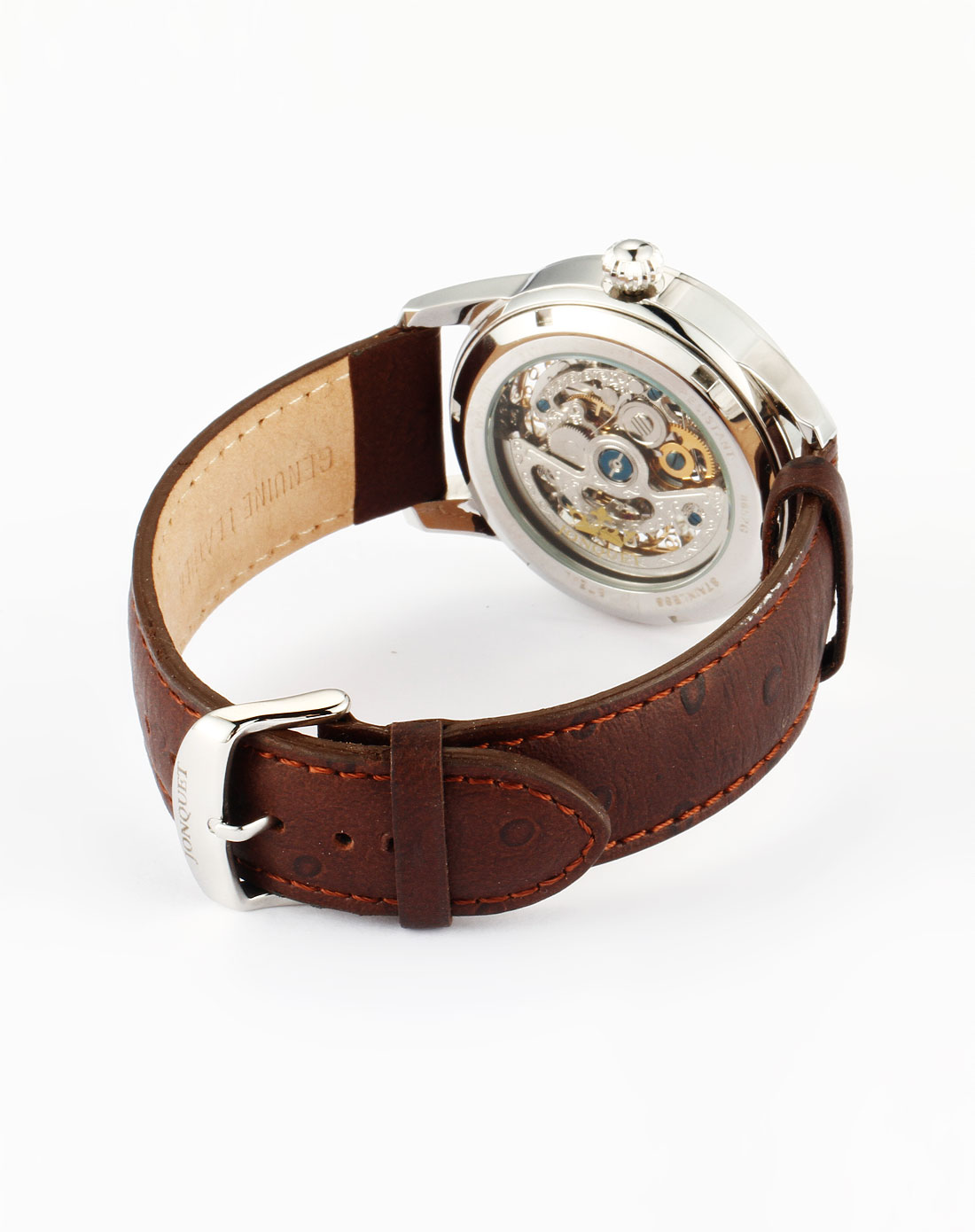 荣凯jonquet白/金/啡色镂空时尚腕表91-18652-32001_唯品会