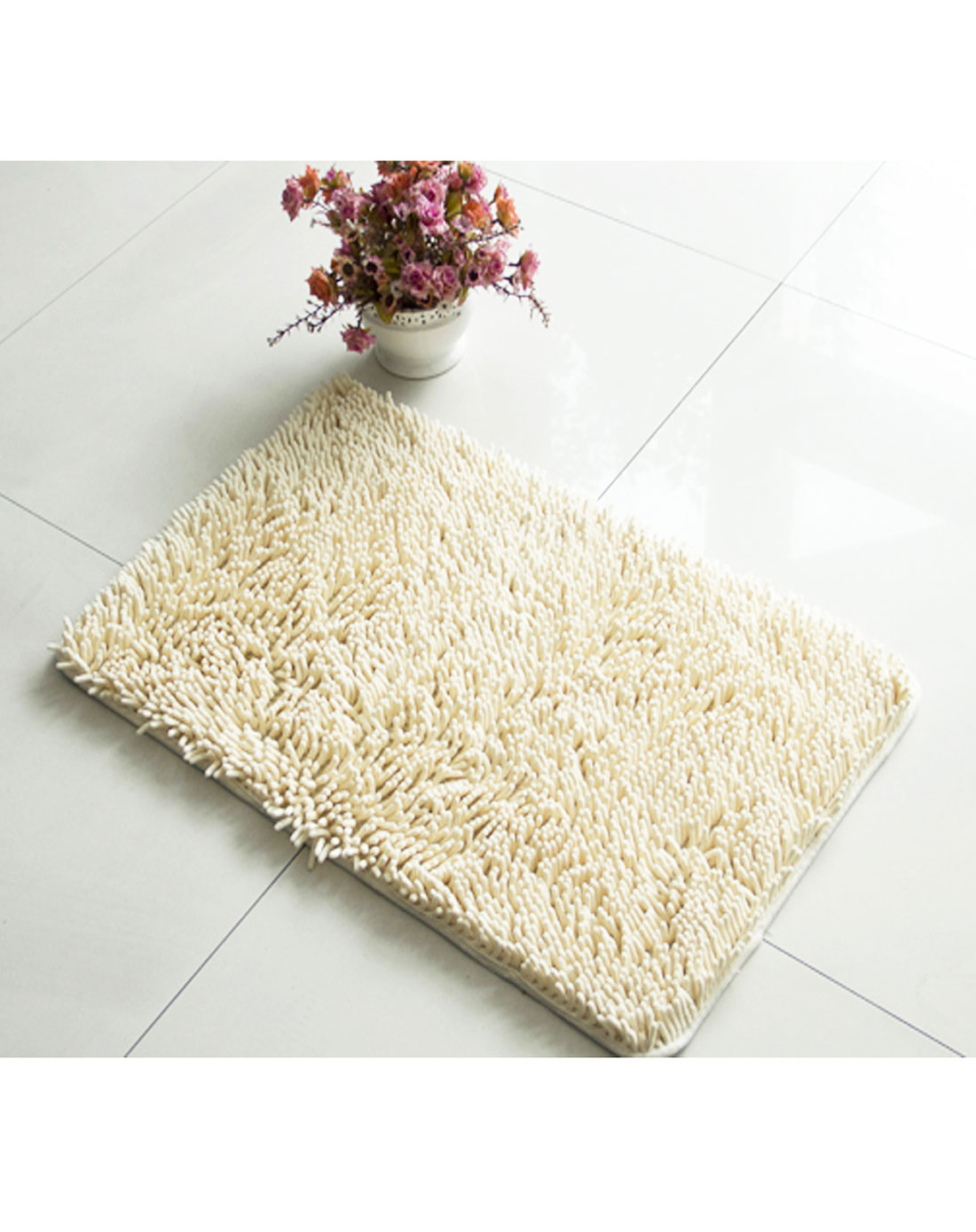 心情生活 长毛地毯(米白)