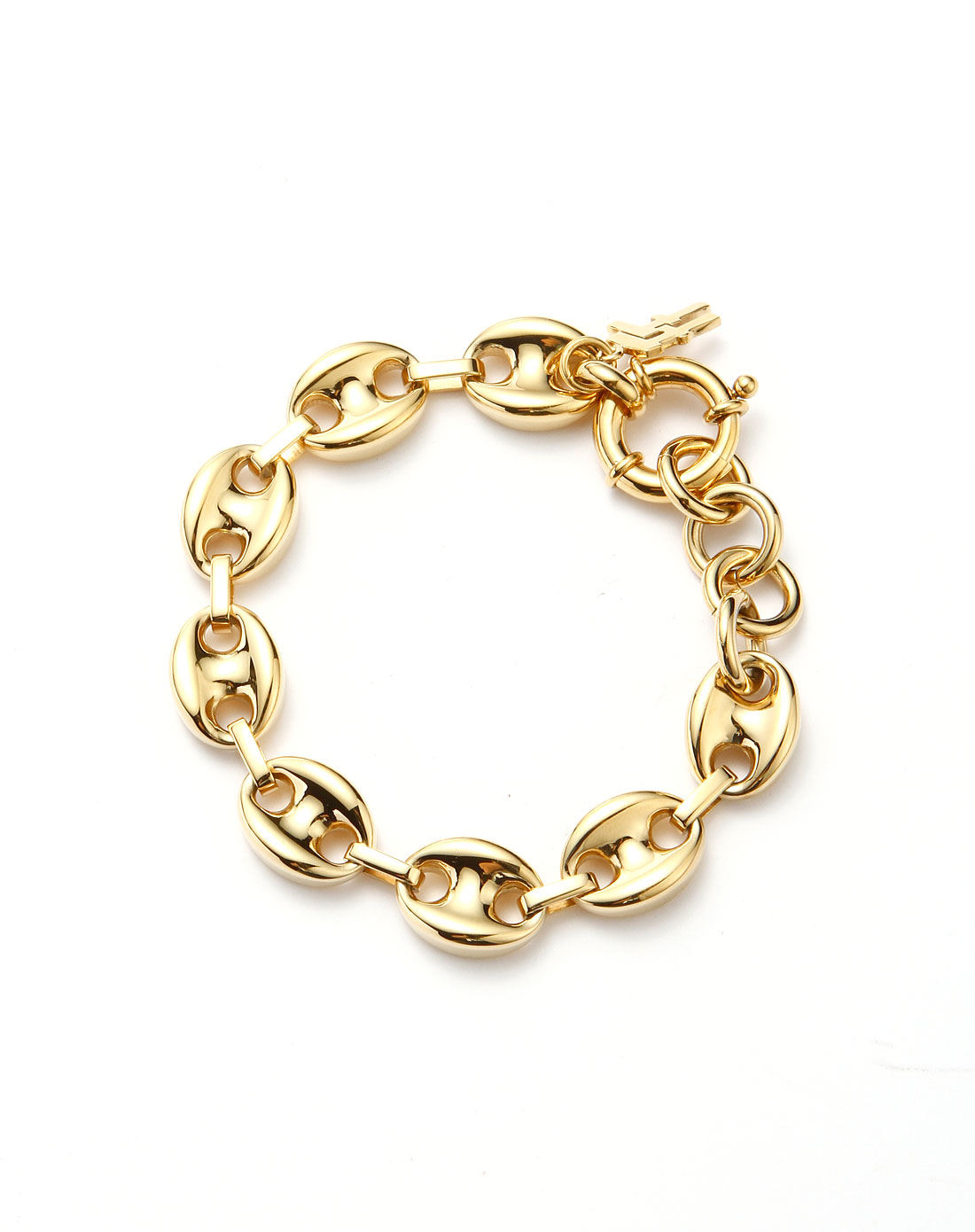 folli follie手表&配饰专场金色可爱环扣手链5205340289275_唯品会