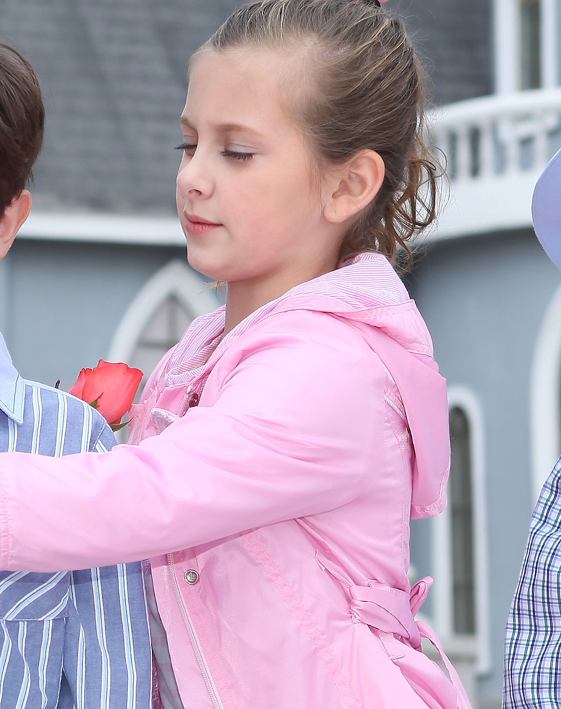 埃米希amici 女童粉红外套