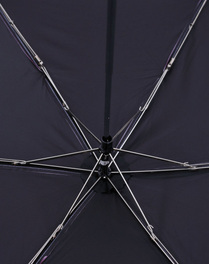 宏达 浅紫三折超细色胶蕾丝刺绣防紫外线钢笔伞