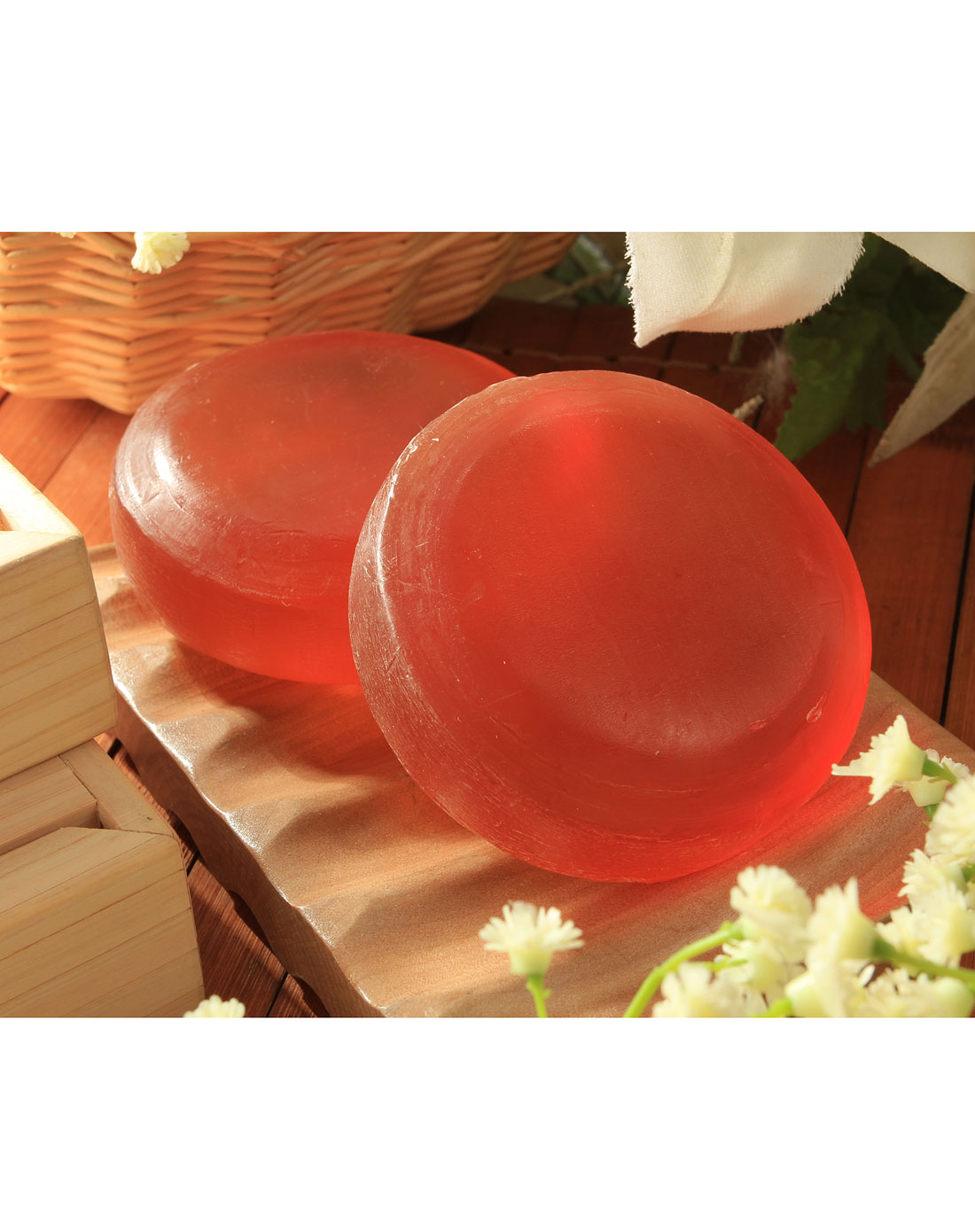 芬多精桧木精油spa美容皂-圆形-96g