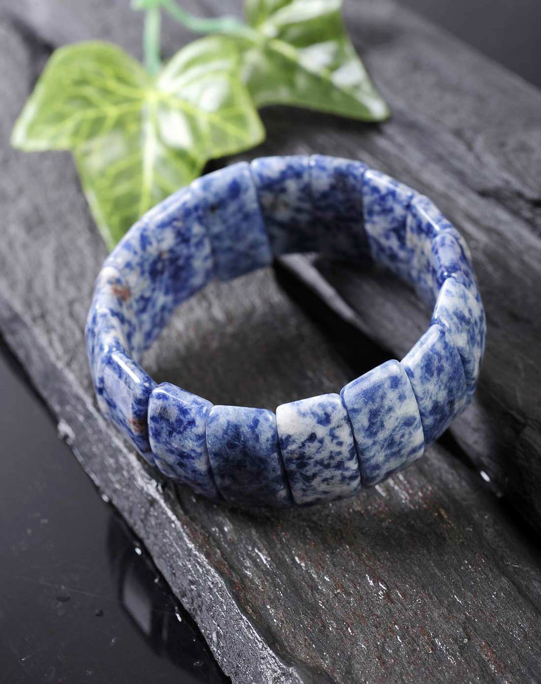 中性蓝色天然青点石助事业手排