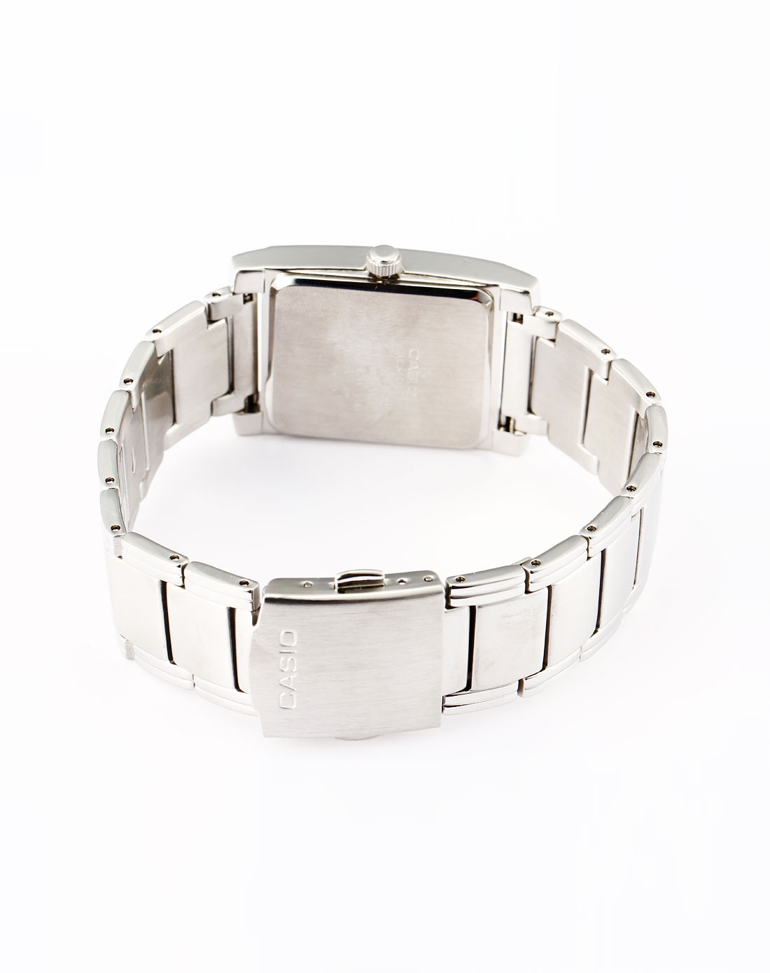 卡西欧casiobeside男款黑色长方形典雅石英手表bem-100d-1a2vdf_唯品