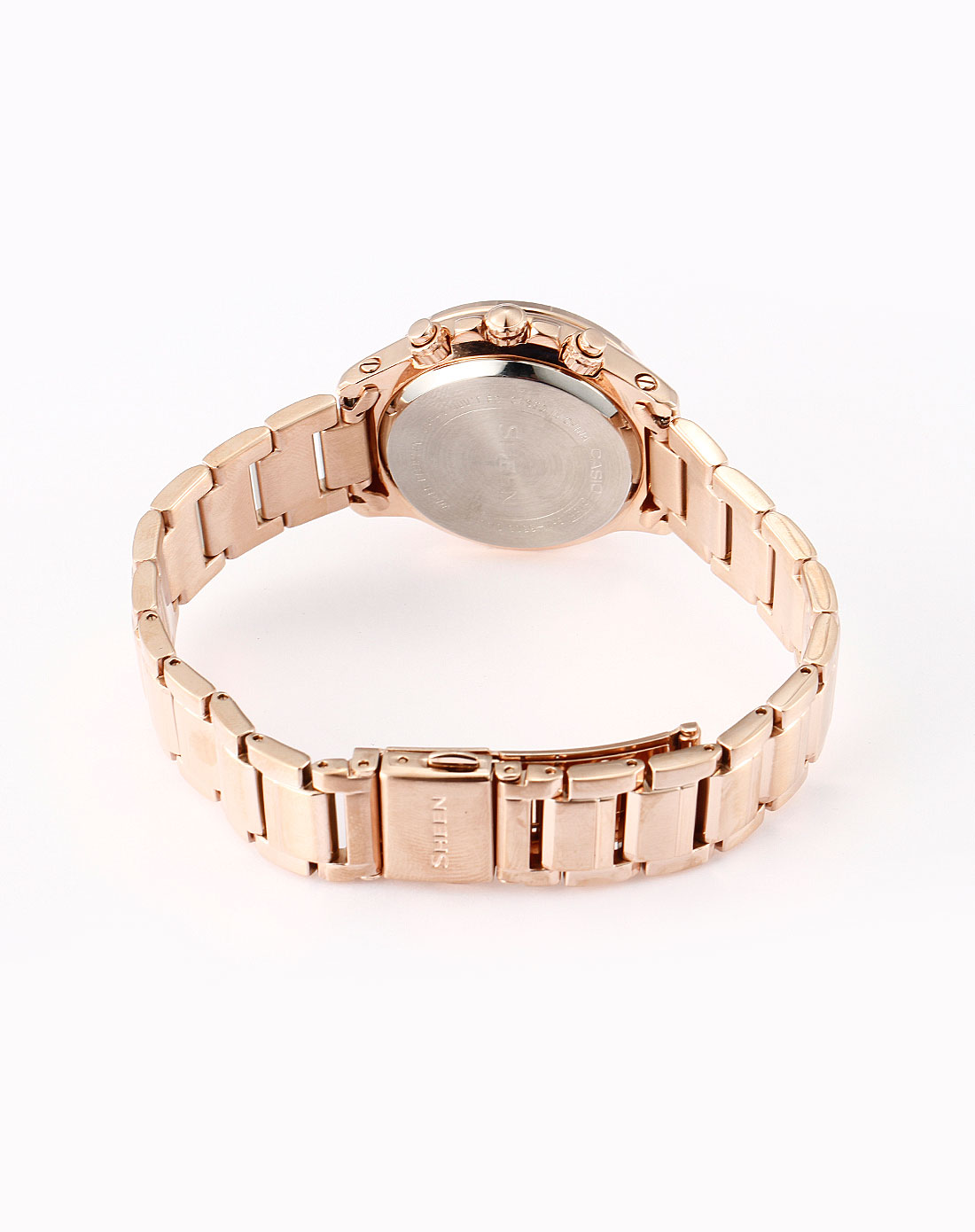 sheen女款香槟色玻璃水晶优雅手表