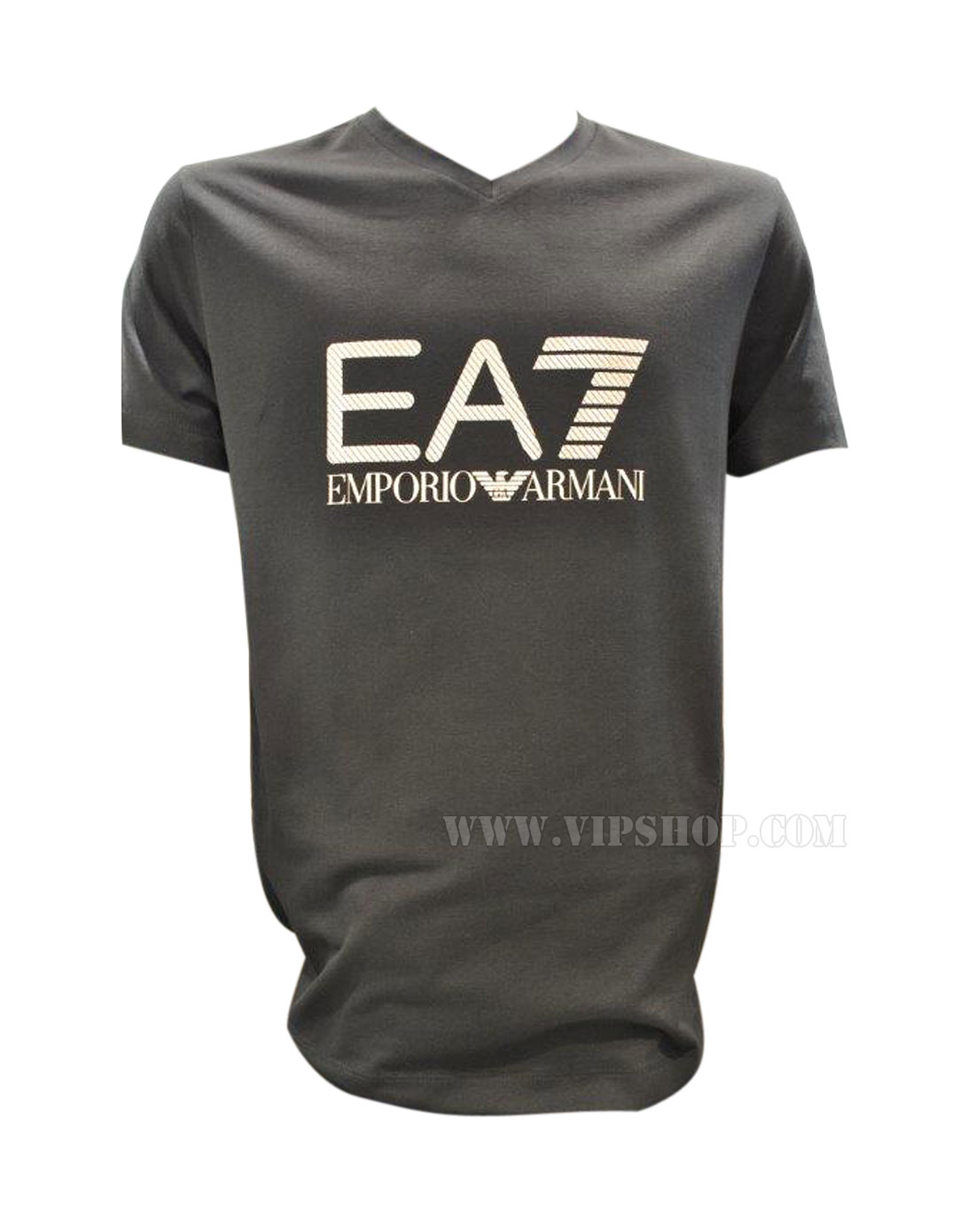 armani ea7 男士大牌舒适短袖t恤黑色