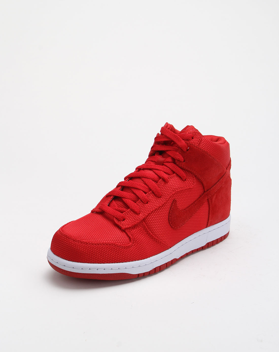耐克nike-男鞋专场-男款红色时尚高帮dunk经典鞋