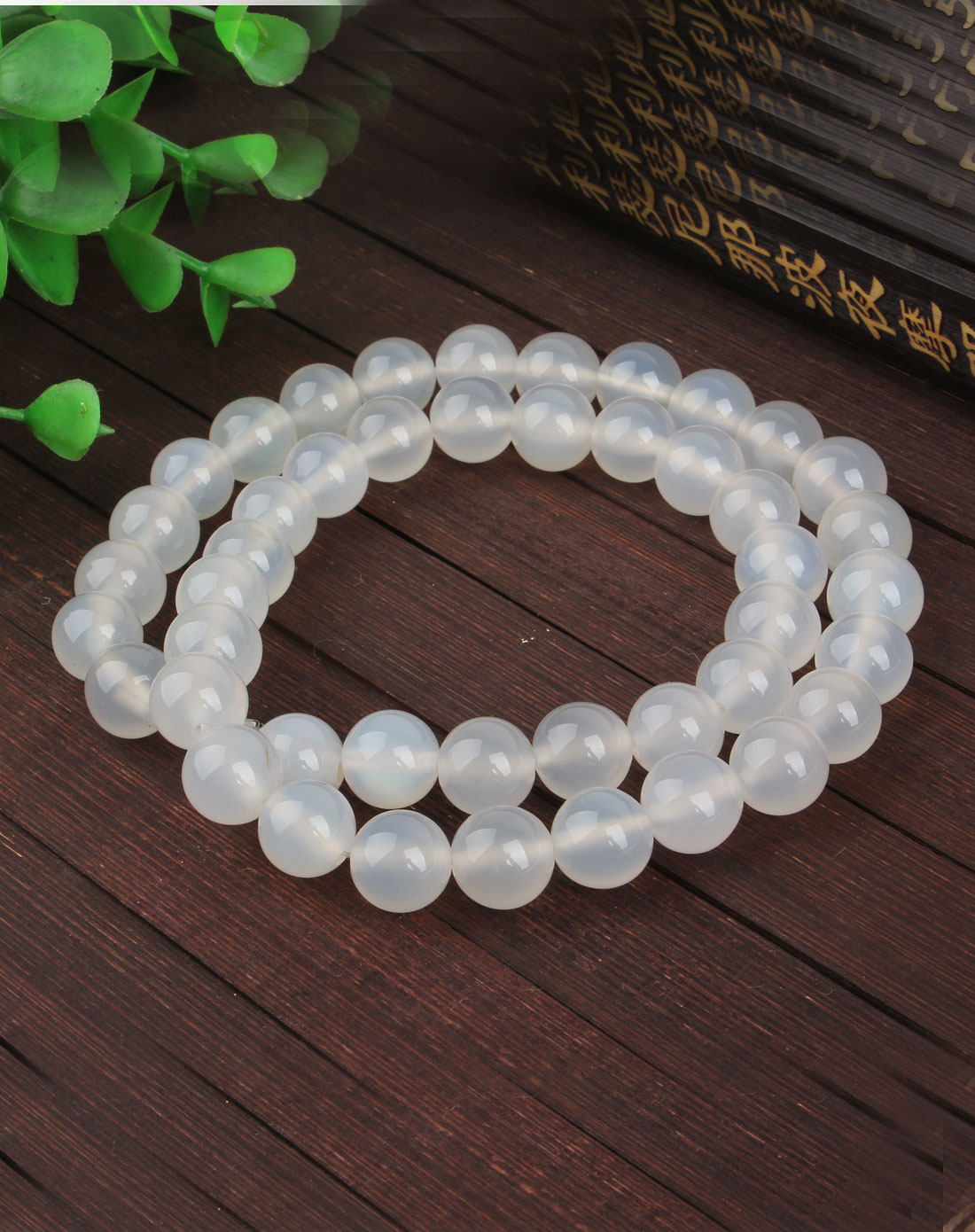 天然冰种白玛瑙项链【纯白爱恋】