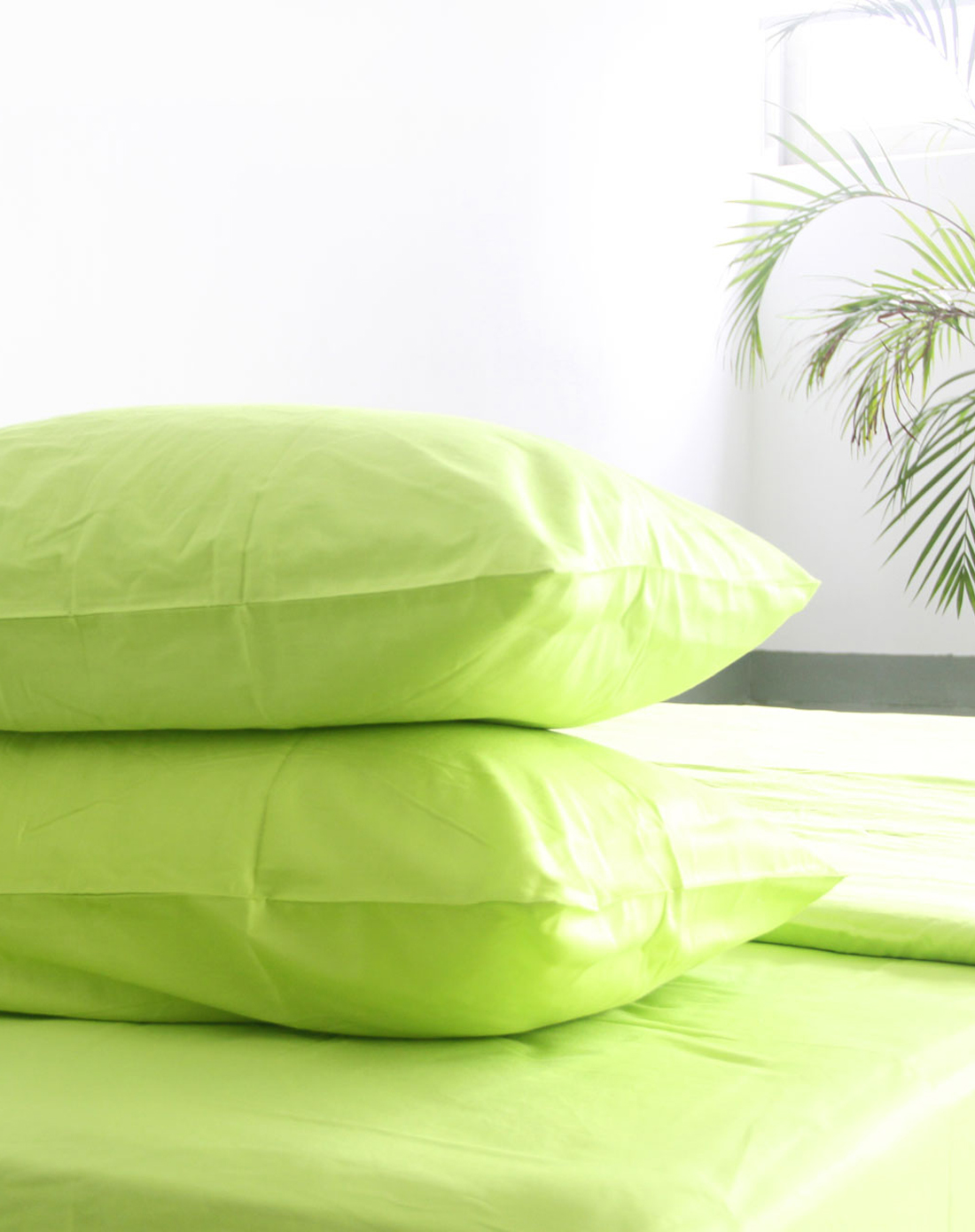 1.8m绿色全棉四件套