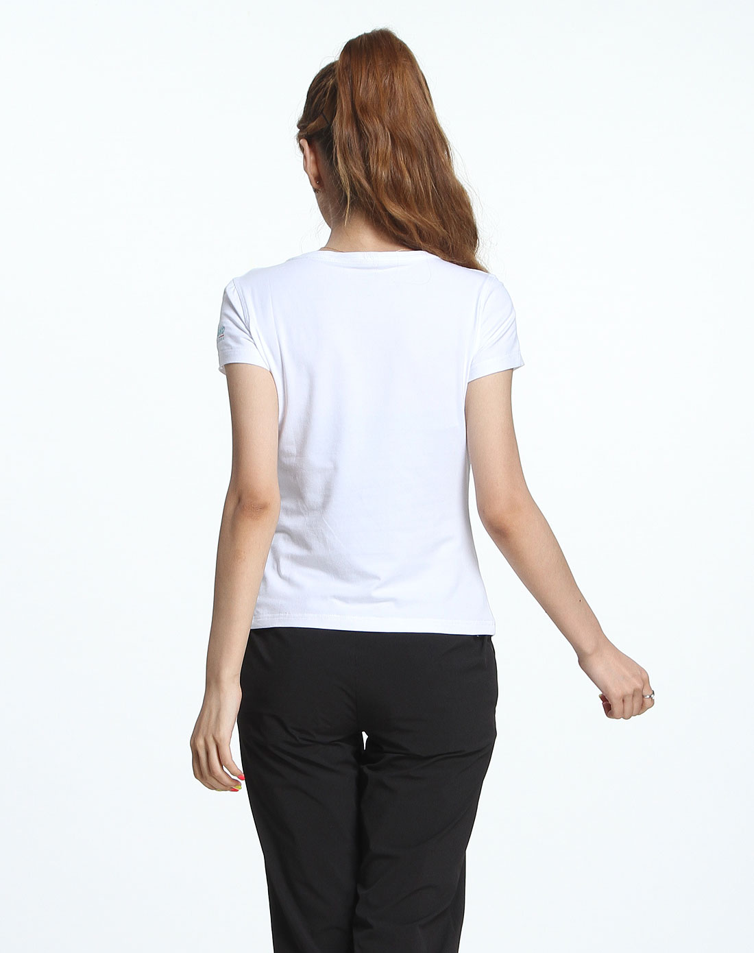 女款印花白色短袖t恤