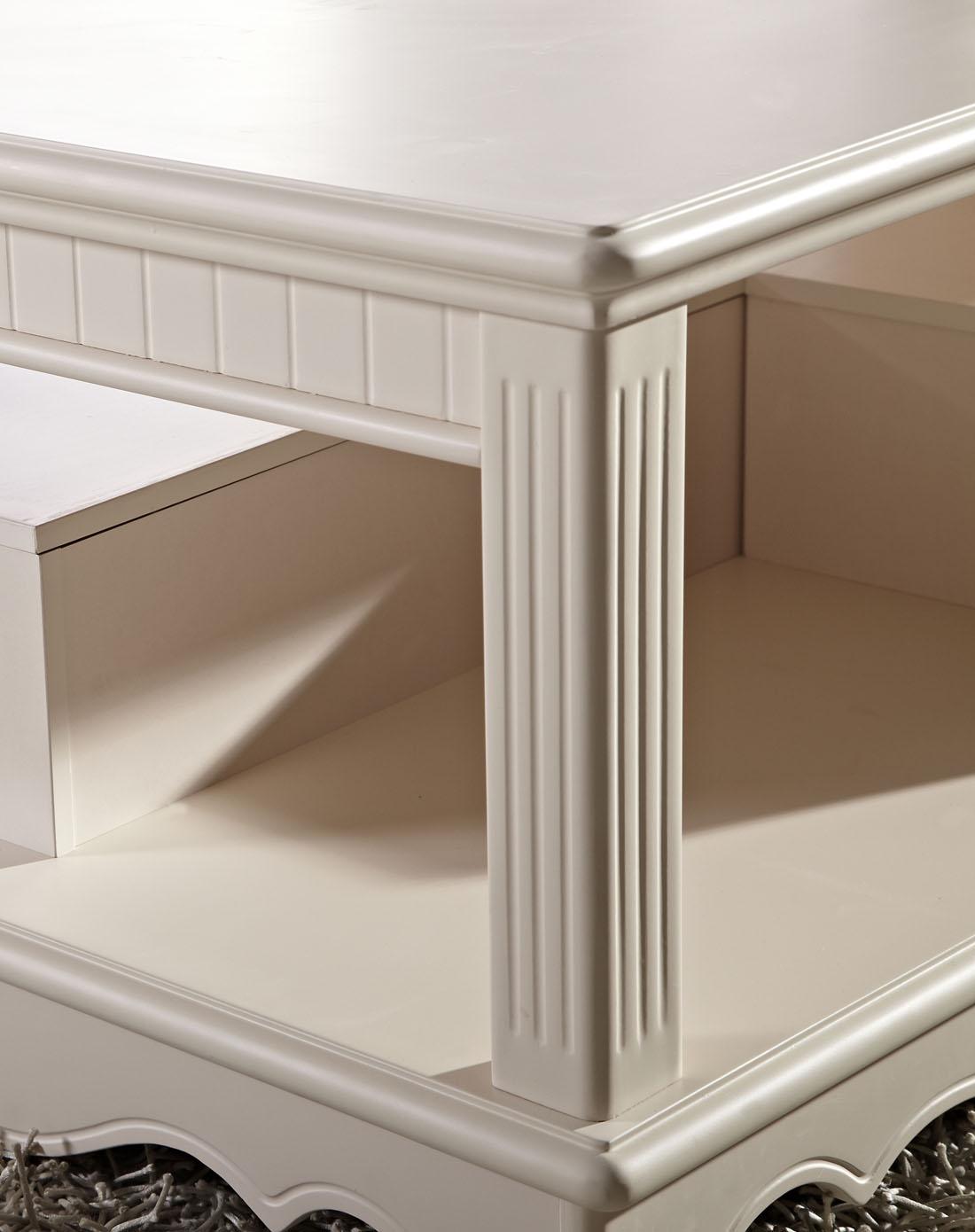 小憨豆bean homes家具专场田园哑光烤漆茶几xhd_ct10_唯品会