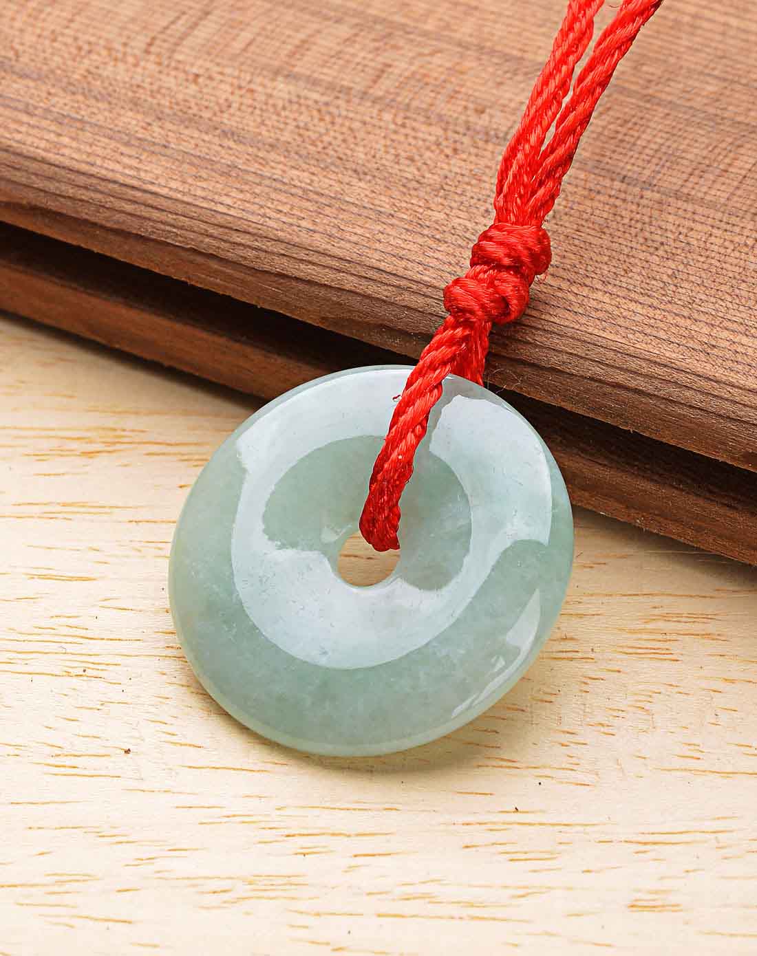 天然a货翡翠吊坠平安扣bfd336小号(附质检证书和编绳)