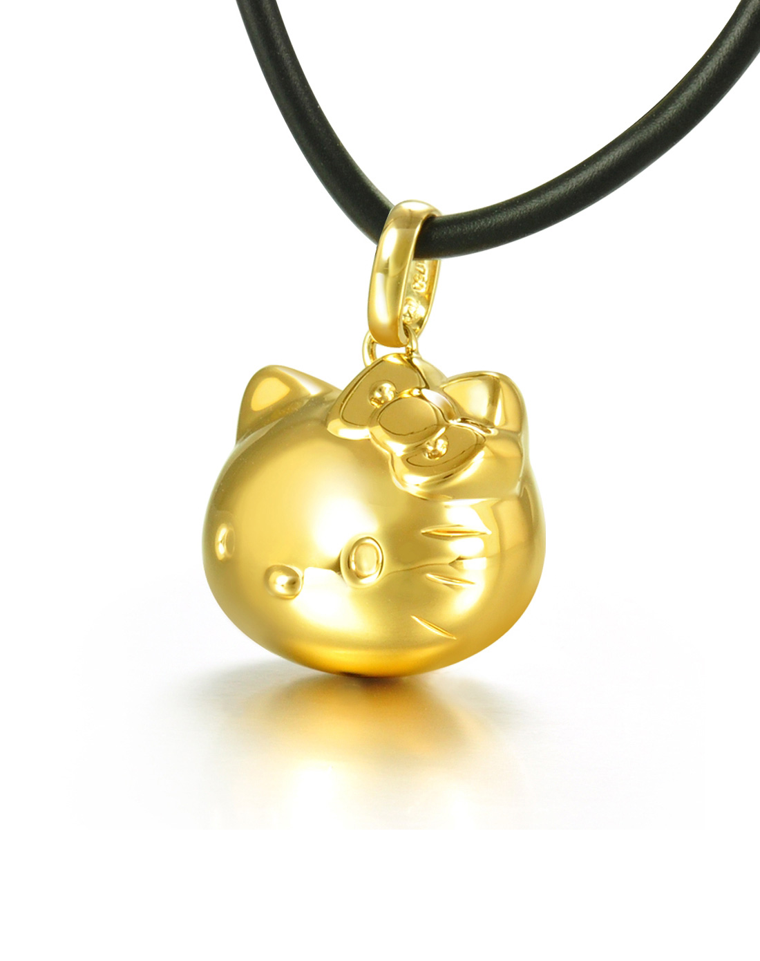 周生生珠宝专场-18k/750黄色黄金hello kitty吊坠