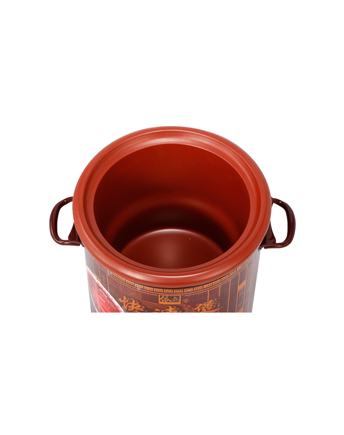 依立紫砂电子快速锅3.8l 深红色