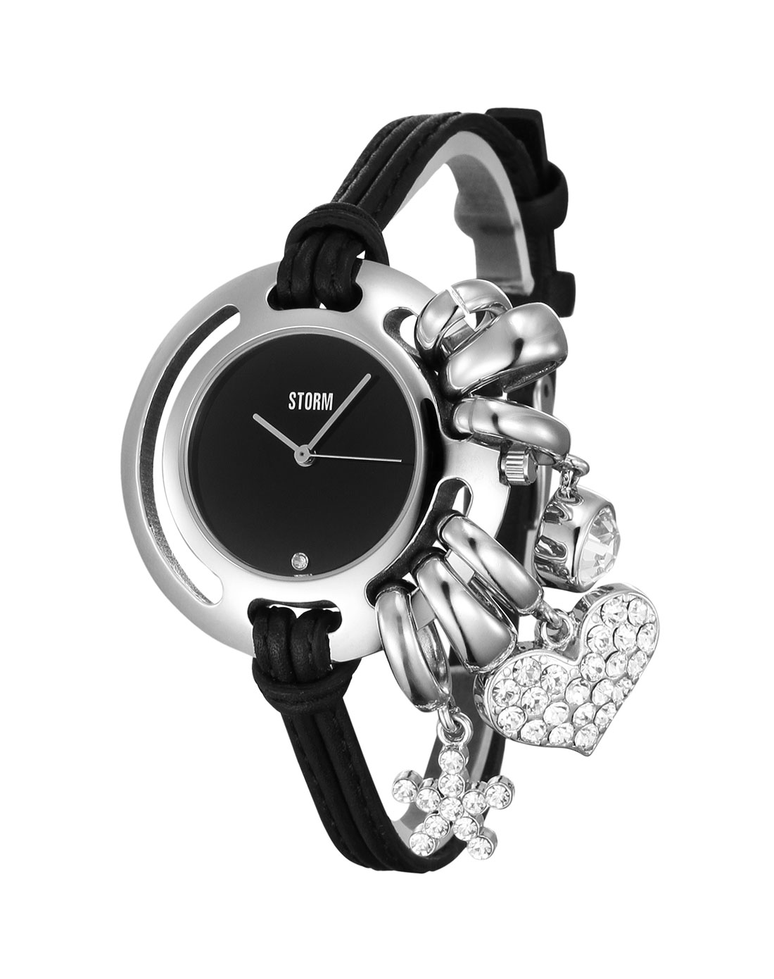 英国storm潮牌女性黑色个性风采石英手表4160/bk/bk_唯品会