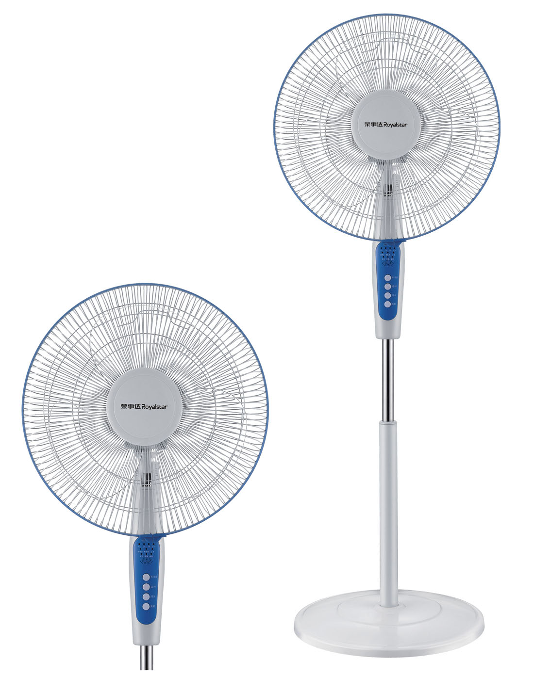 荣事达 16寸三叶遥控落地扇 7.5小时超长定时三种风类
