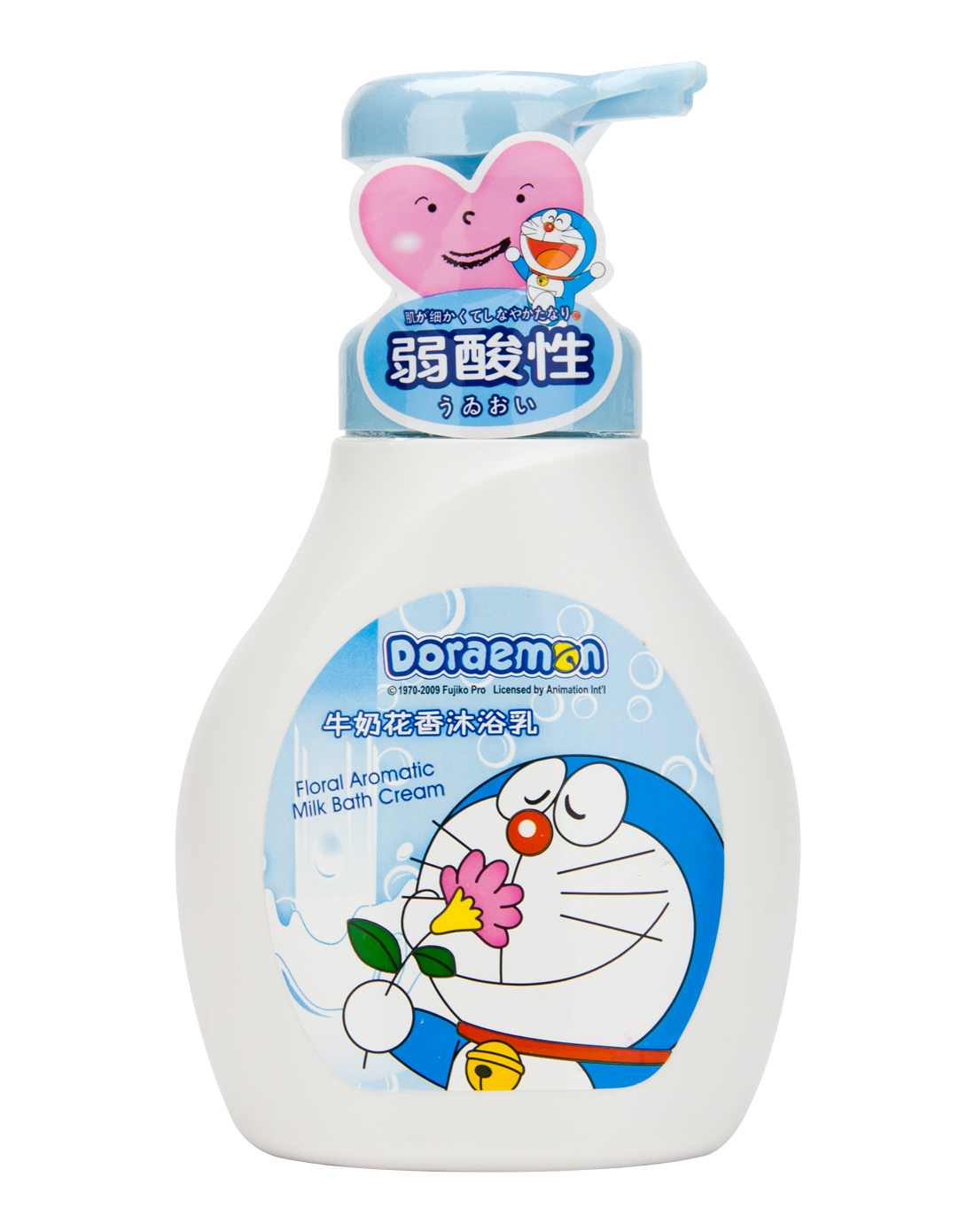 哆啦a梦doraemon 牛奶花香沐浴乳350ml