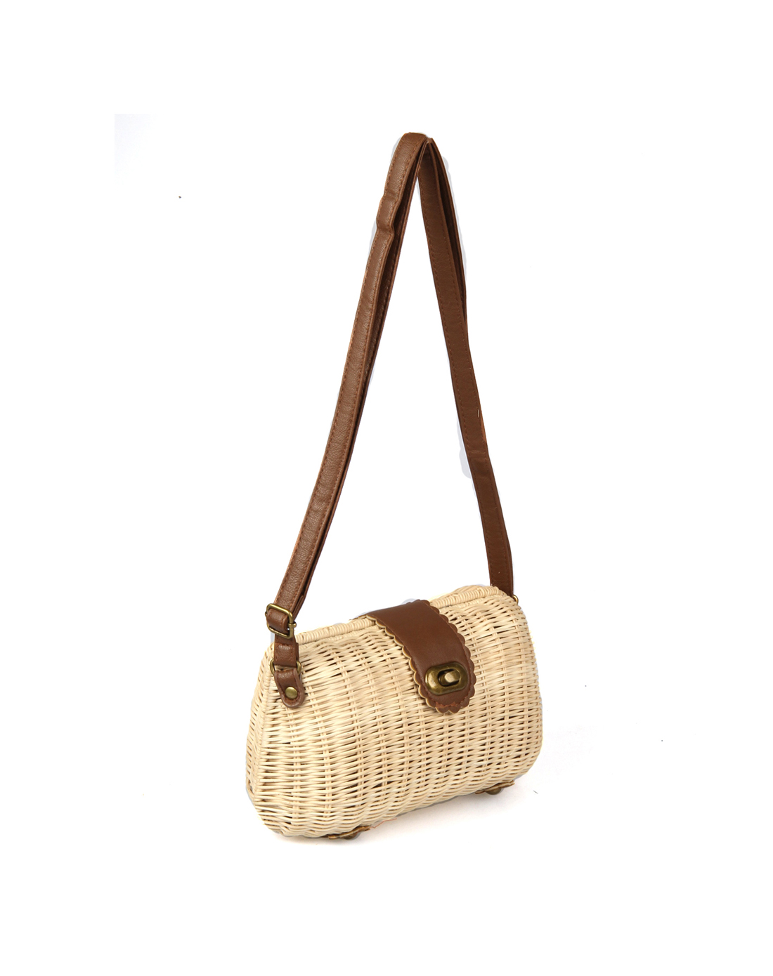 纯手工立体时尚草编包