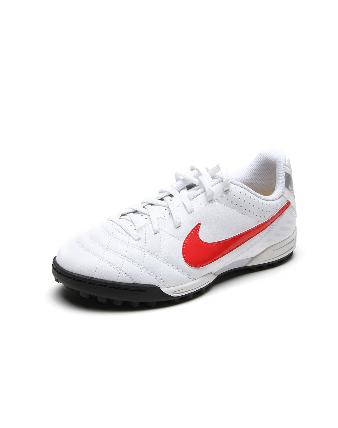 少年白色经典时尚足球鞋