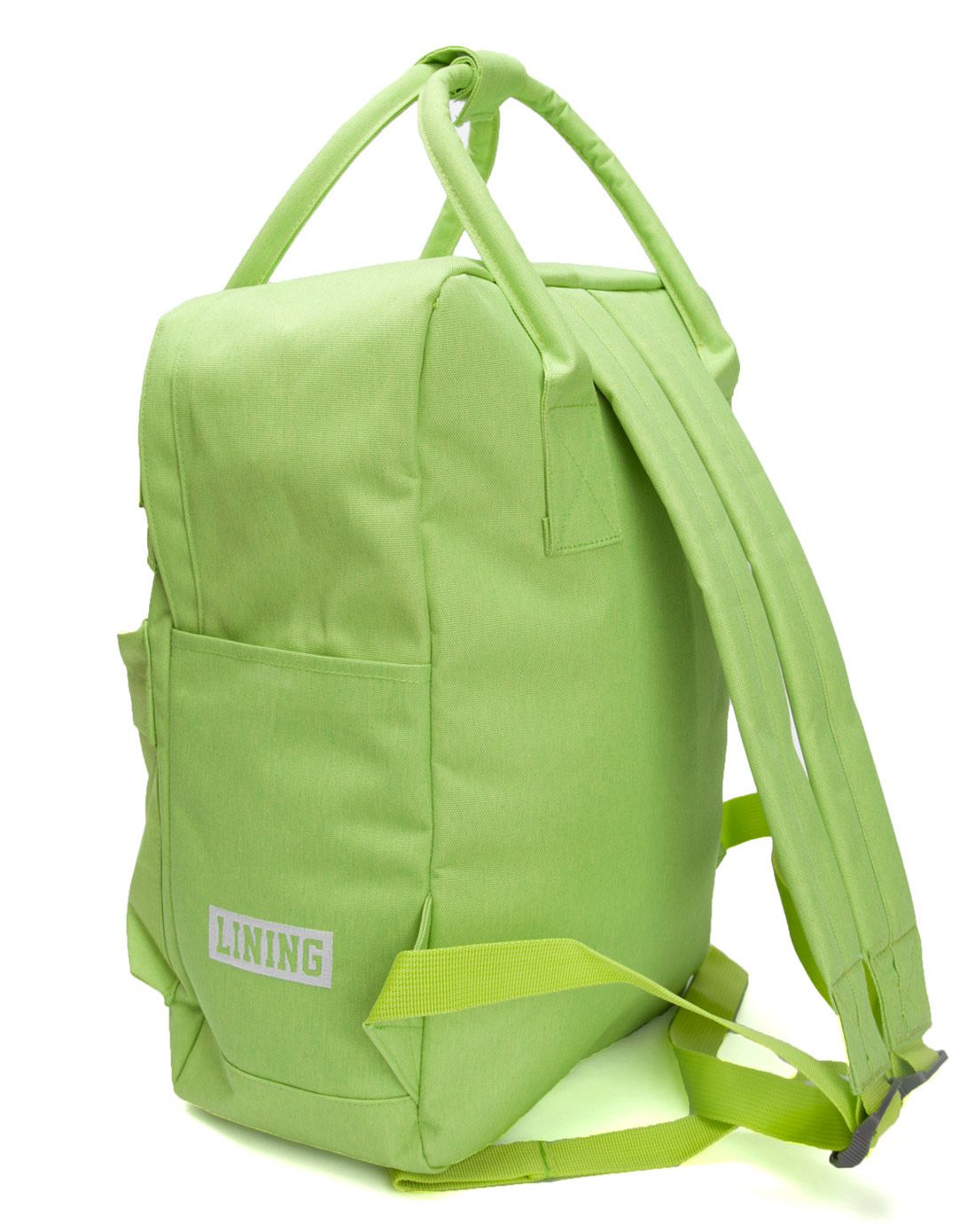 中性嫩绿色背包 便携实用