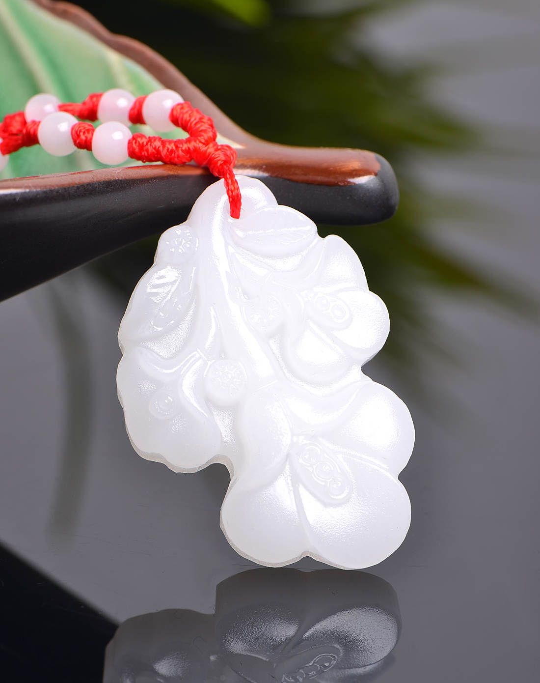 如意百合阿富汗玉吊坠送绳子