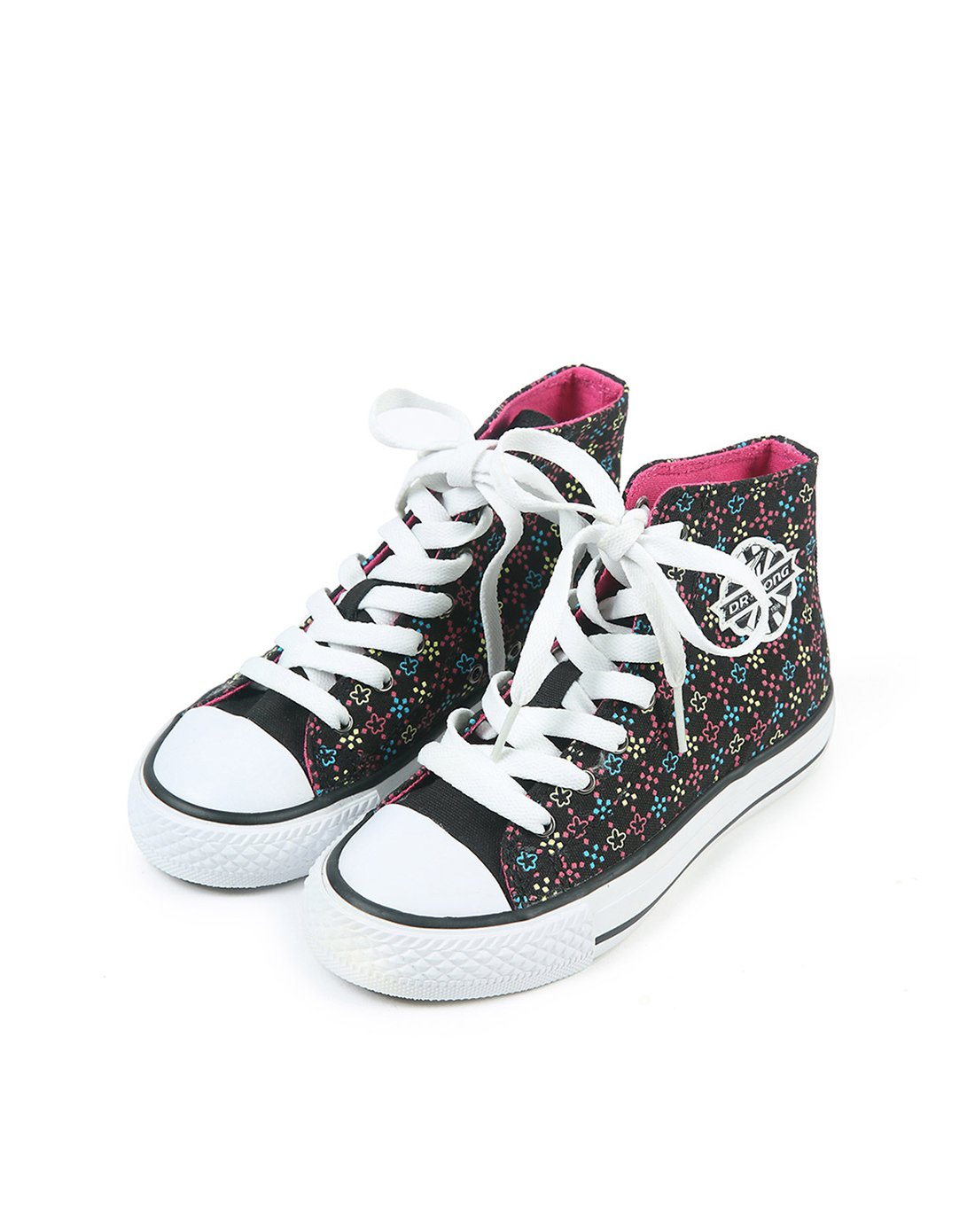 女黑色儿童运动鞋